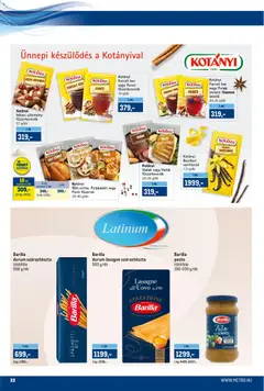 Metro Akciós újság - amely érvényes a következő dátumtól: 01.12.2025 | Oldal: 22