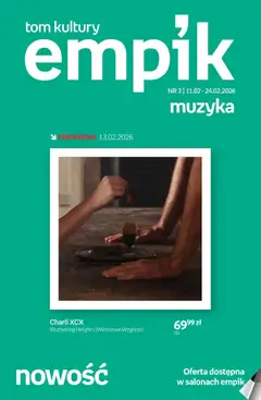 Pogląd oferty "Empik promocje - Tom kultury Muzyka" - ważna od 11.02.2026