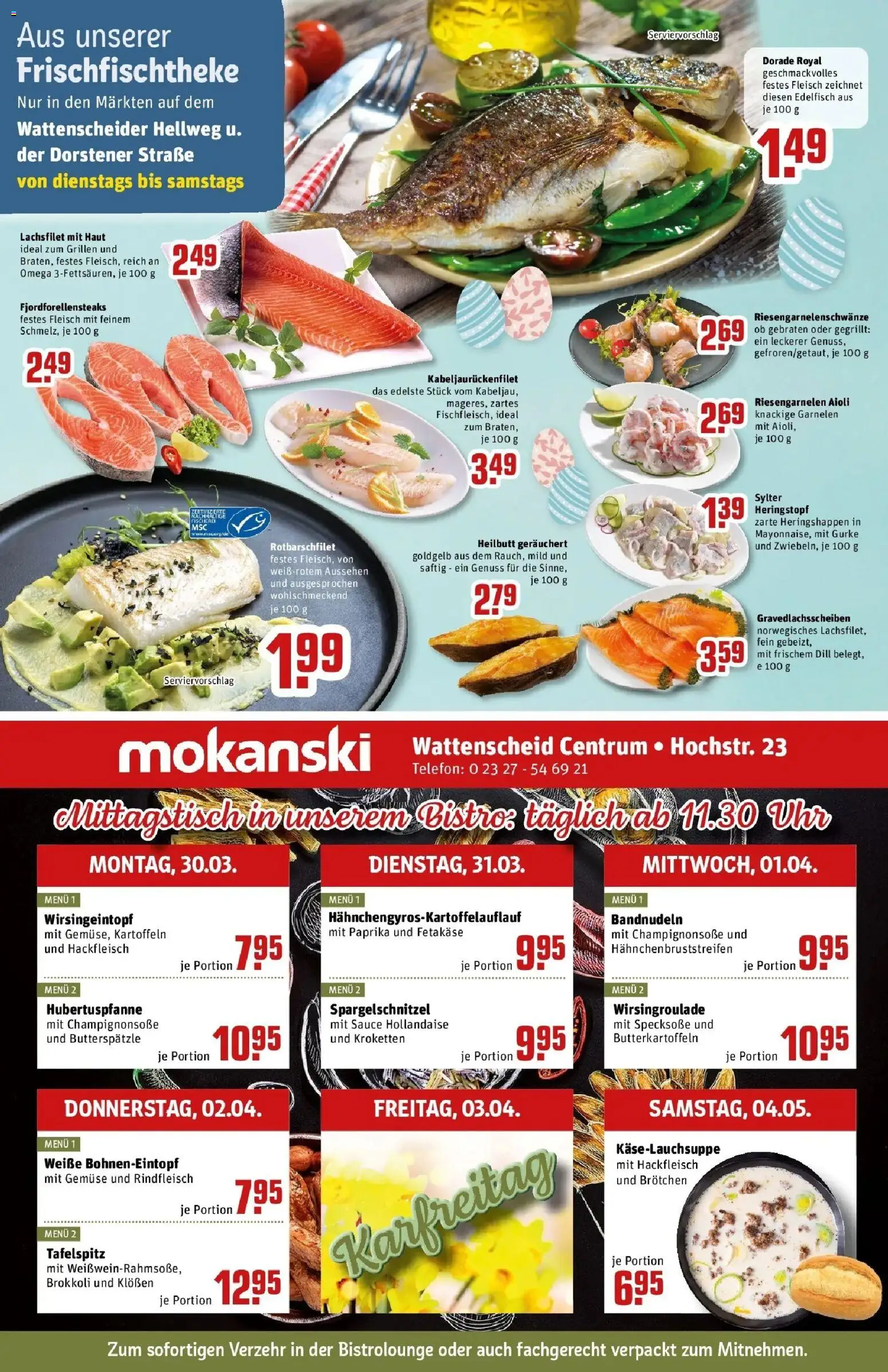 Rewe Prospekt Herne	 – gültig ab 30.03.2026 | Seite: 35 | Produkte: Garnelen, Gyros, Gemüse, Uhr