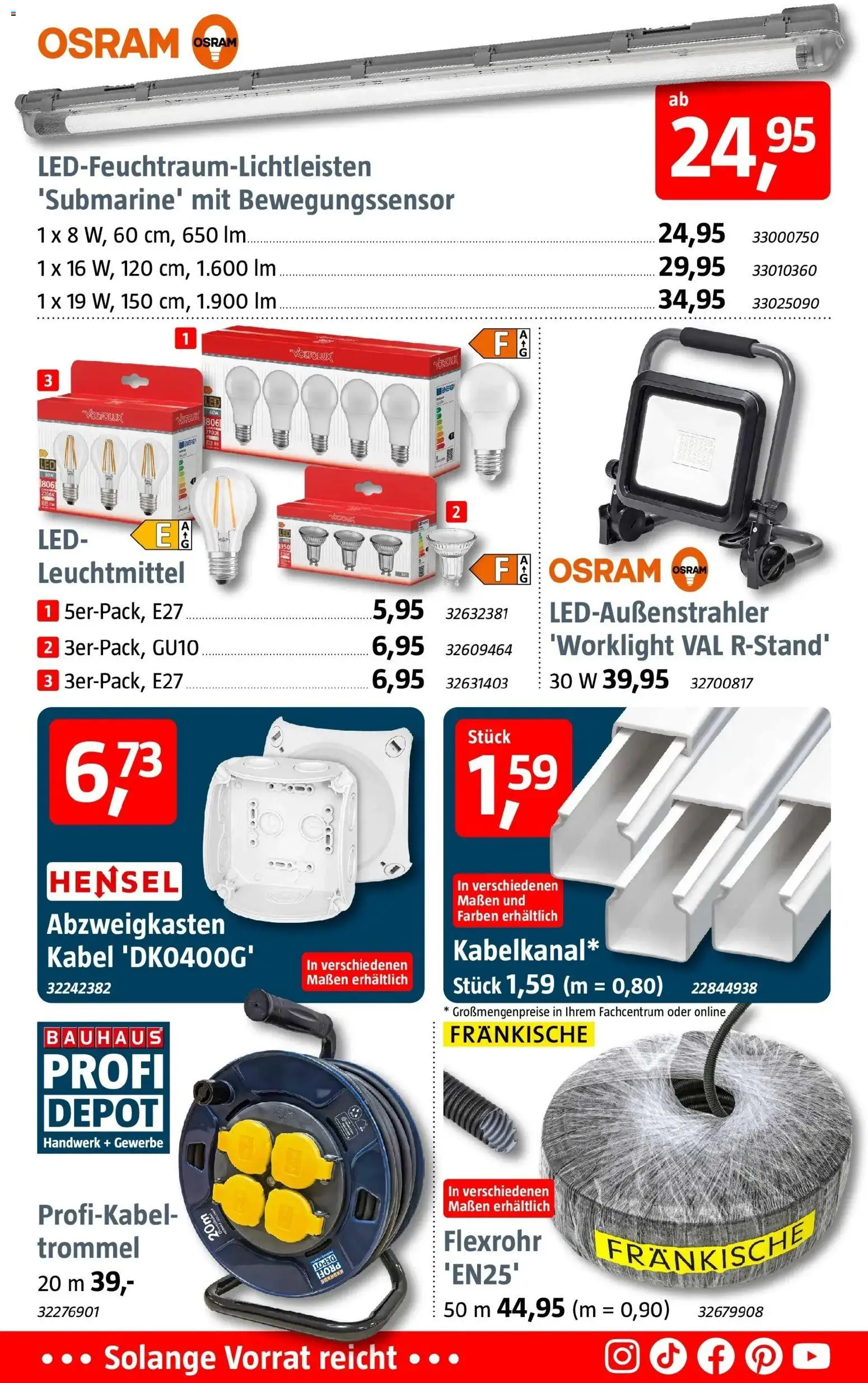 Bauhaus - BAUHAUS: Aktuelle Angebote – gültig ab 03.01.2026 | Seite: 8 | Produkte: Kabel, Energy