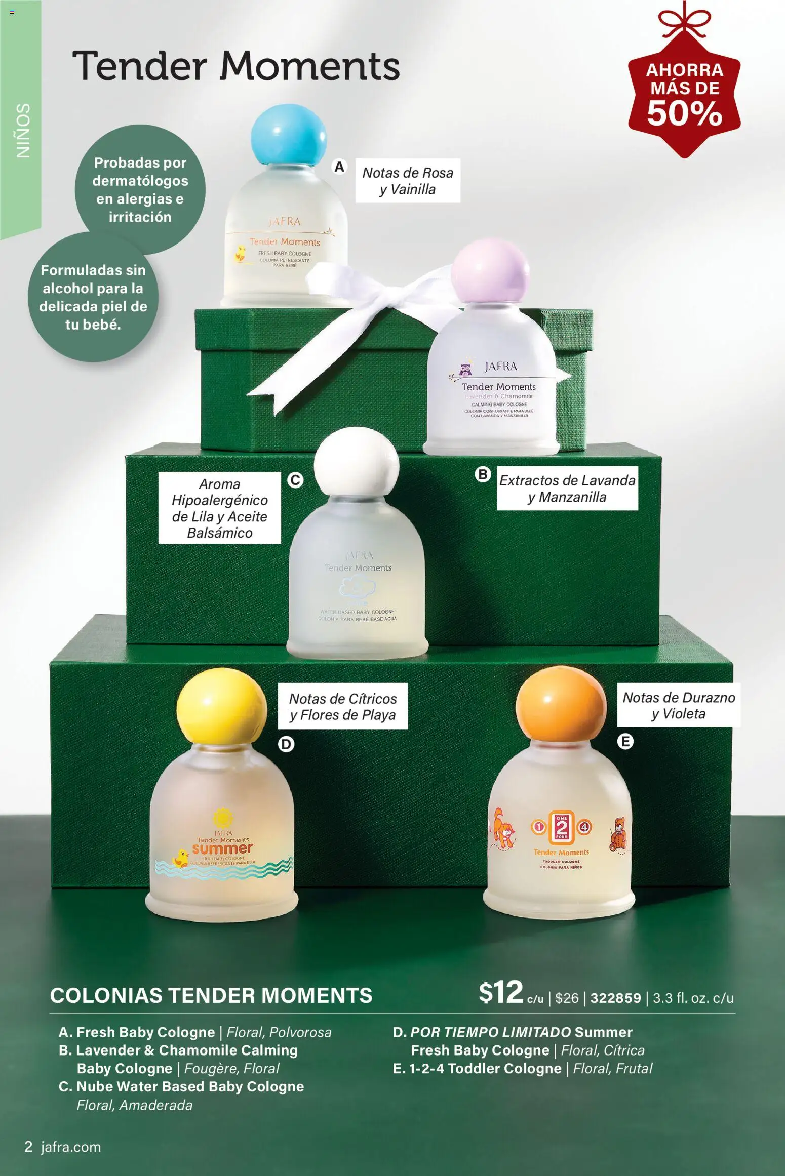 JAFRA folleto │ válido desde el 01.12.2025 | Página: 2 | Productos: Colonia, Aceite