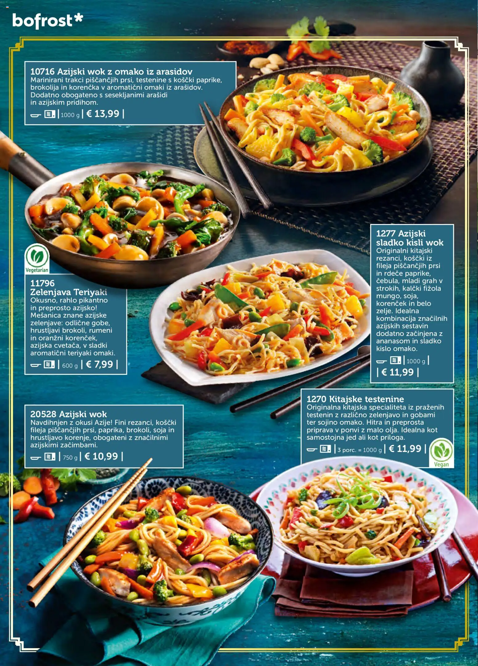 Novi Bofrost katalog ponudbe – veljaven od 01.11.2025 | Stran: 32 | Izdelki: Testenine, Korencek, Zelenjava, Grah