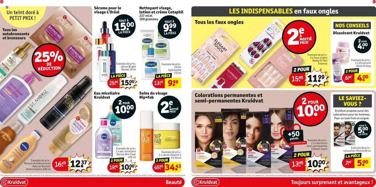 {H1} | Pagina: 7 | Producten: NOS, La, Bronzer, Crème
