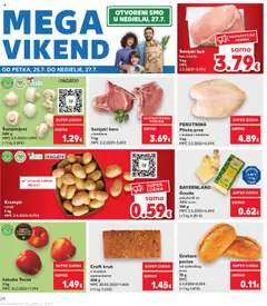 Kaufland katalog | vrijedi od 23.07.2025 | Stranica: 28 | Proizvodi: Sir, Kruh, Gouda, Jabuka