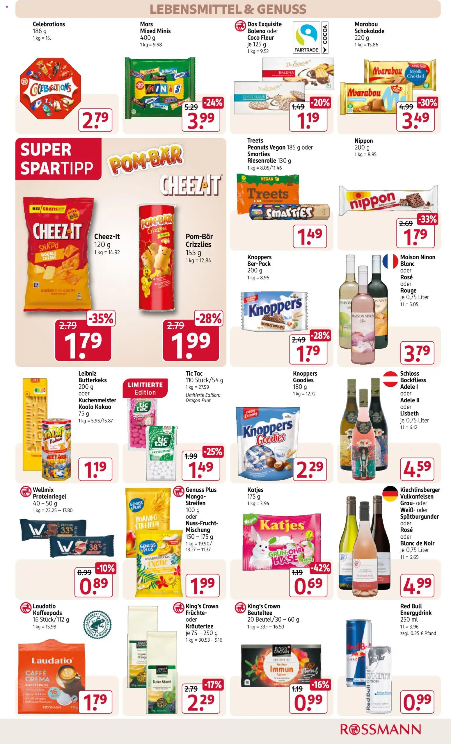 Rossmann Prospekt 	 – gültig ab 10.11.2025 | Seite: 13 | Produkte: Kaffeepads, Red bull, Schokolade, Celebrations