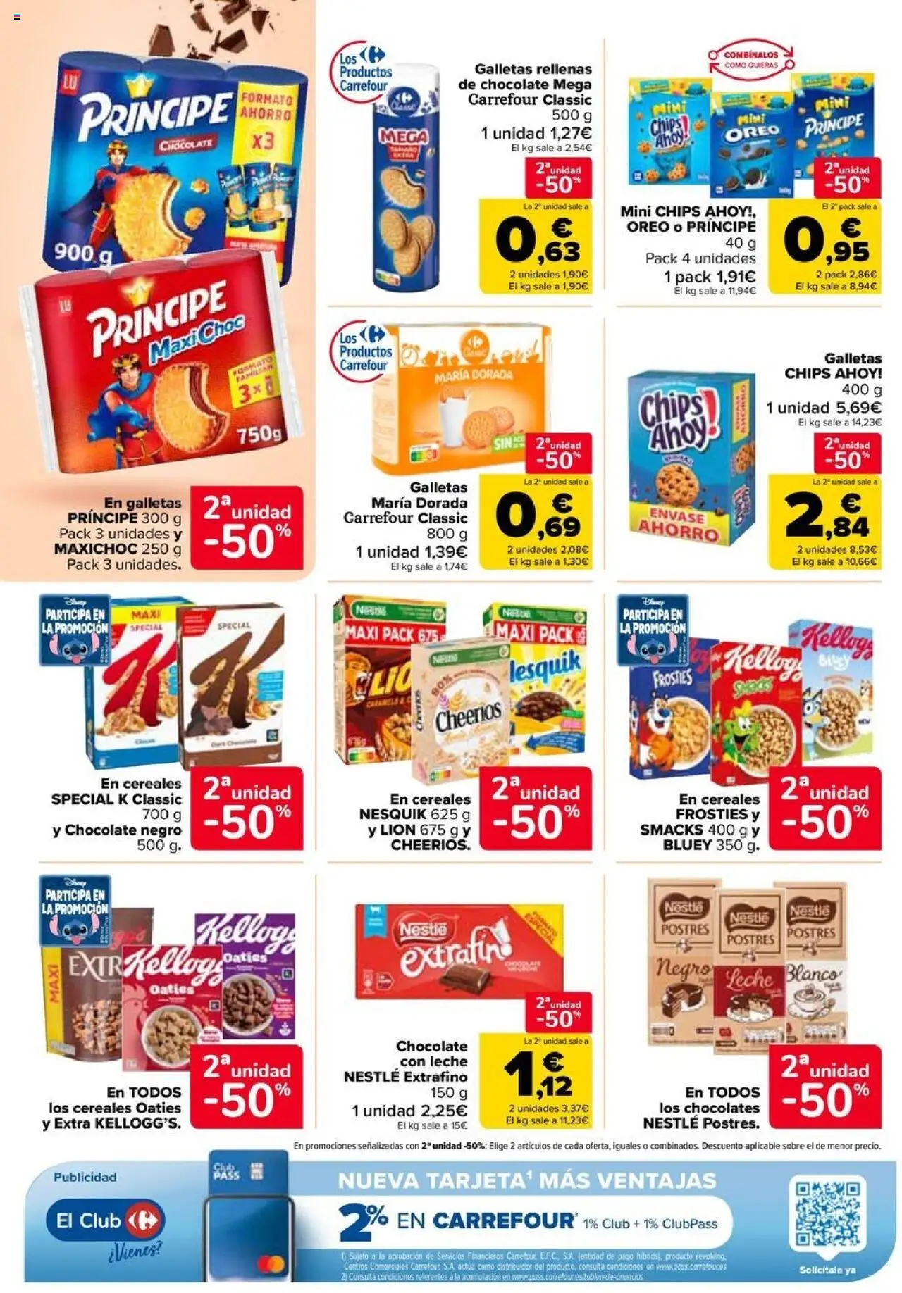 Carrefour folleto │ válido desde el 11.09.2025 | Página: 36 | Productos: Leche, Chocolate, Cereales, Galletas rellenas