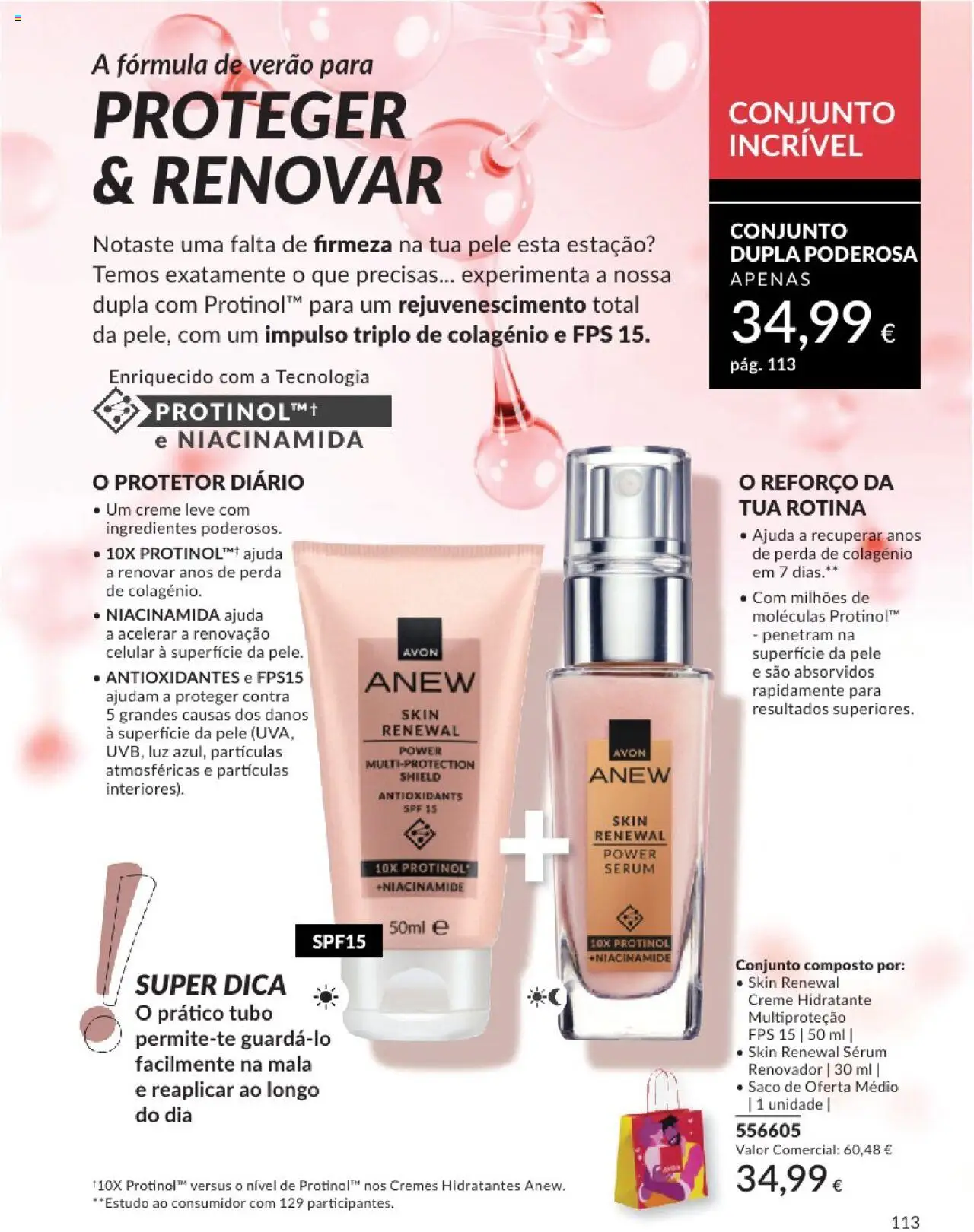 Catálogo Avon Campanha 8 │ válido de 01.08.2025 | Página: 113 | Produtos: Sérum, Creme