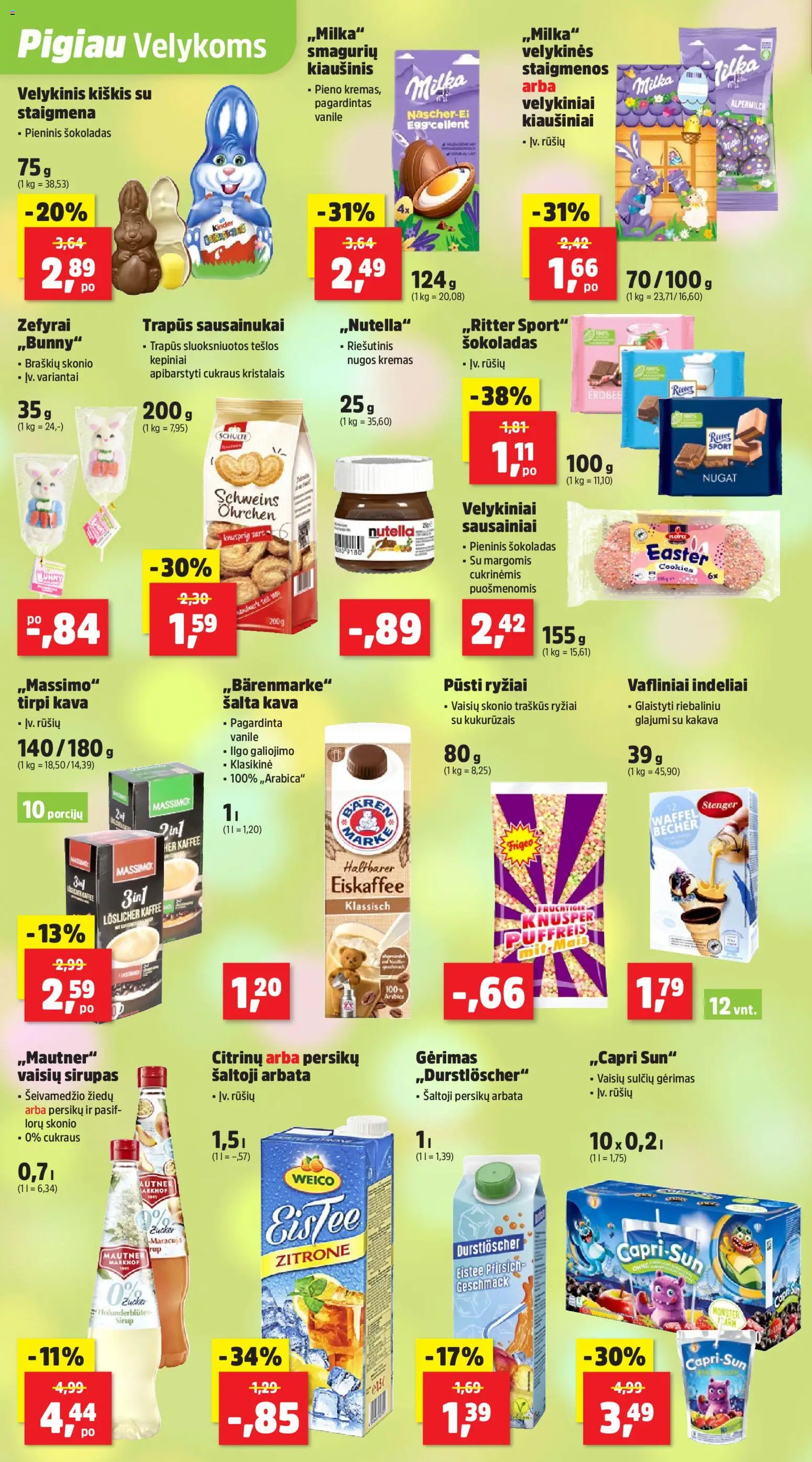 Thomas Philipps akcijos nuo 23.03.2026 | Puslapis: 14 | Prekių: Kiaušiniai, Kava, Ryžiai, Arbata