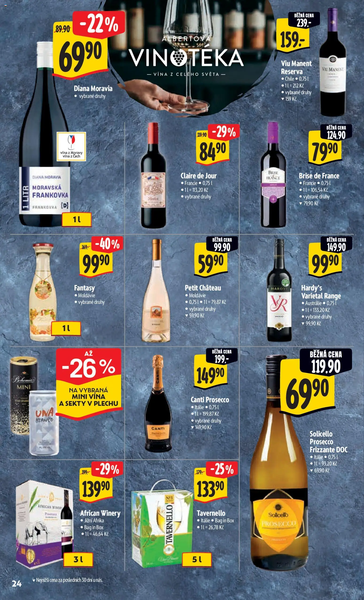 Albert leták - Hypermarket od 11.03.2026 | Strana: 34 | Produkty: Box, Frizzante, Vinotéka, Prosecco Frizzante