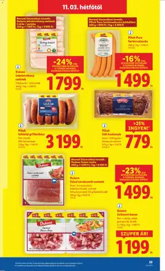 Pikok Pure Sertésrudacska, 400 g - amely érvényes a következő dátumtól: 30.10.2025 | Oldal: 55