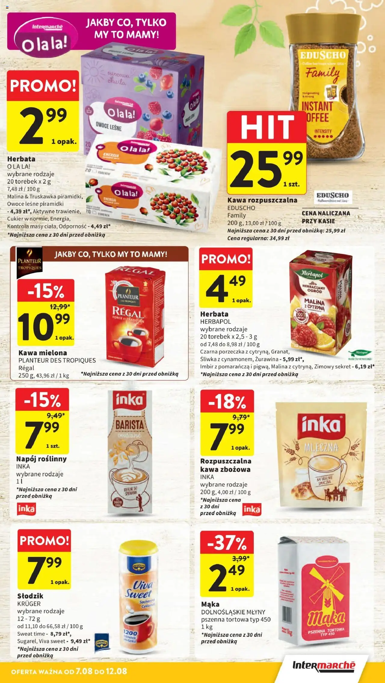 Intermarche Gazetka od 07.08.2025 | Strona: 25 | Produkty: Cytryna, Malina, Herbata, Regał