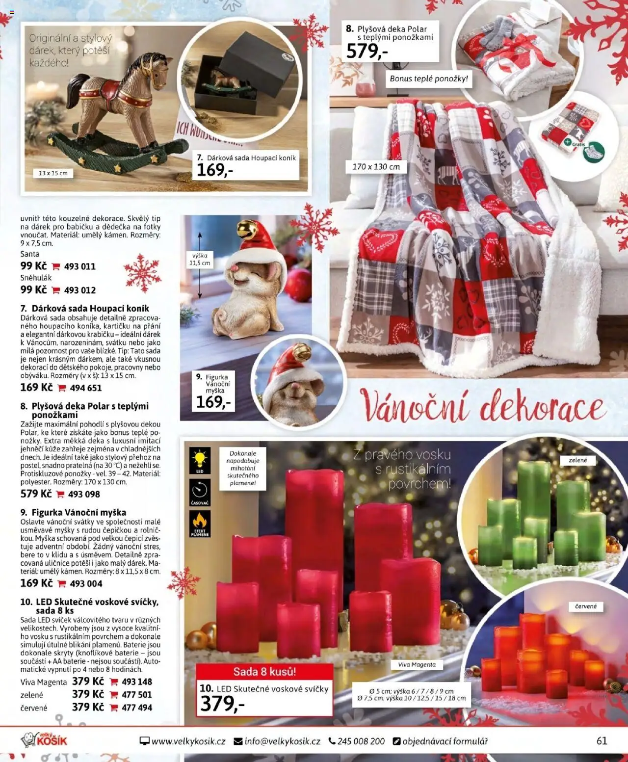 Velký Košík katalog říjen od 01.10.2025 | Strana: 61 | Produkty: Přehoz, Časovač, Baterie, Houpací koník