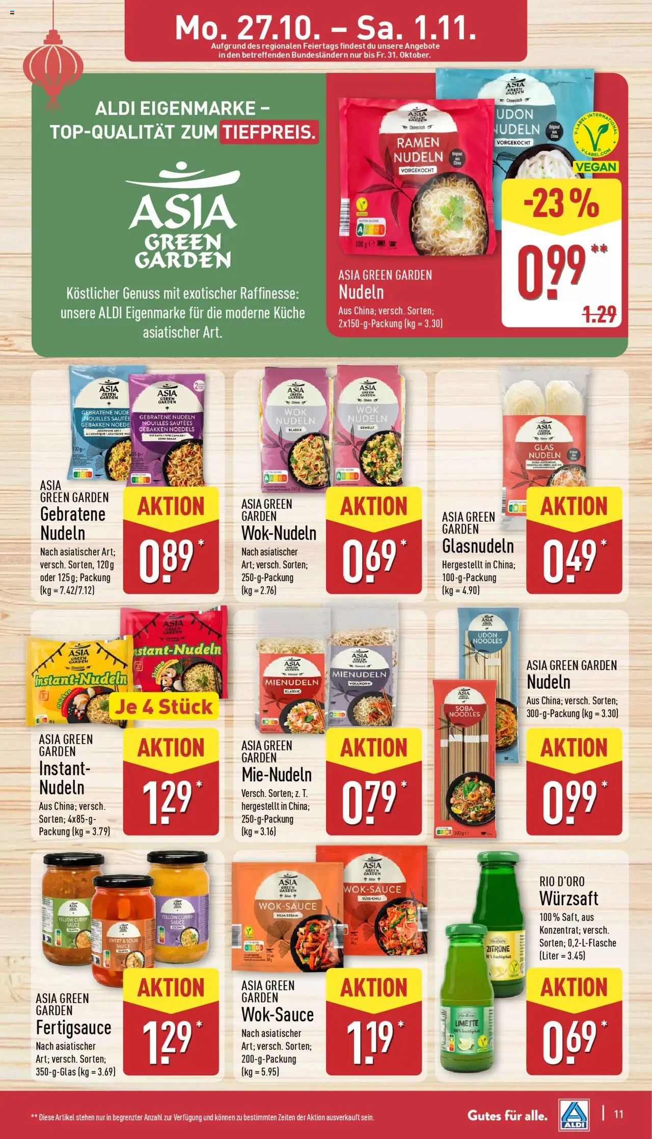Aldi Prospekt 	 – gültig ab 27.10.2025 | Seite: 11