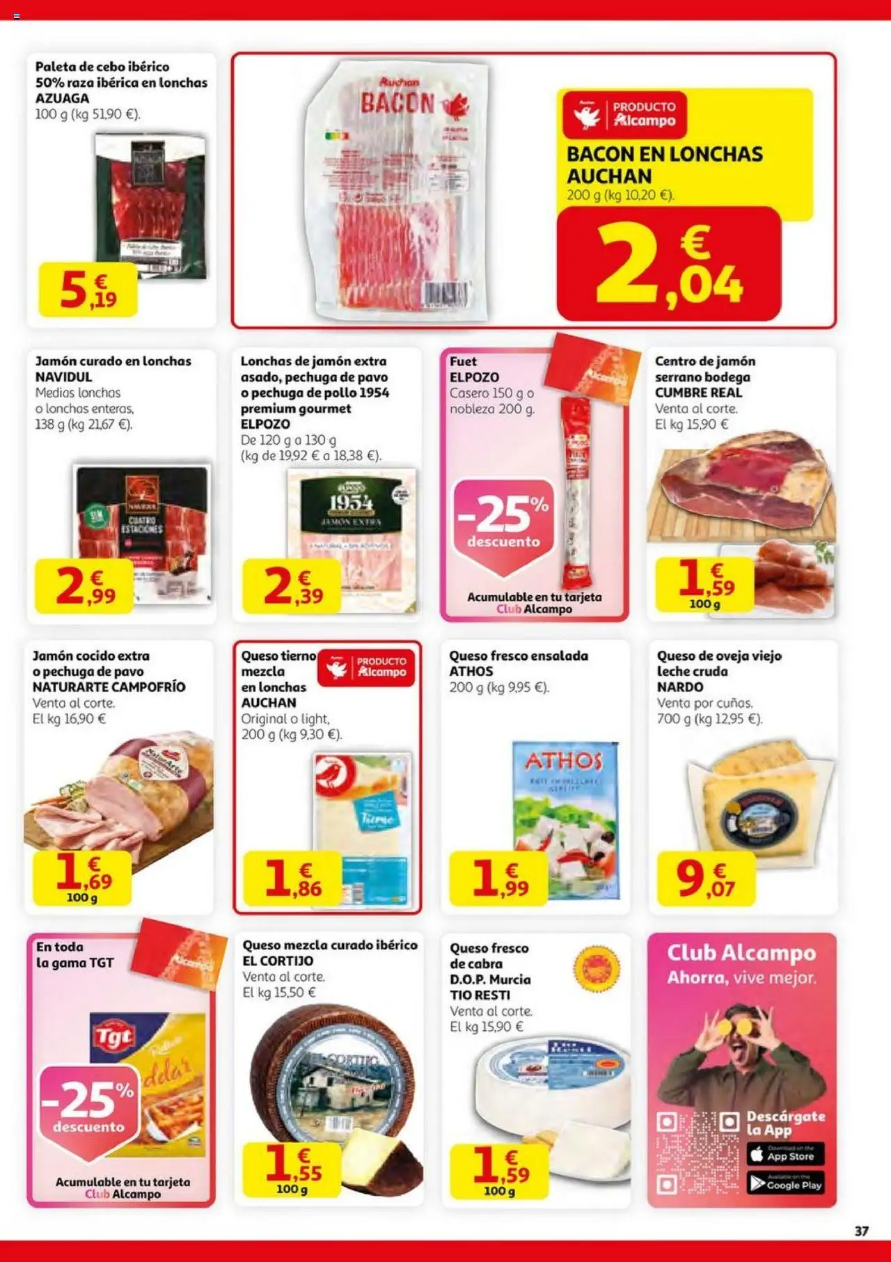 Alcampo - HG Nacional  │ válido desde el 14.08.2025 | Página: 37 | Productos: Queso de oveja, Leche, Queso, Queso fresco