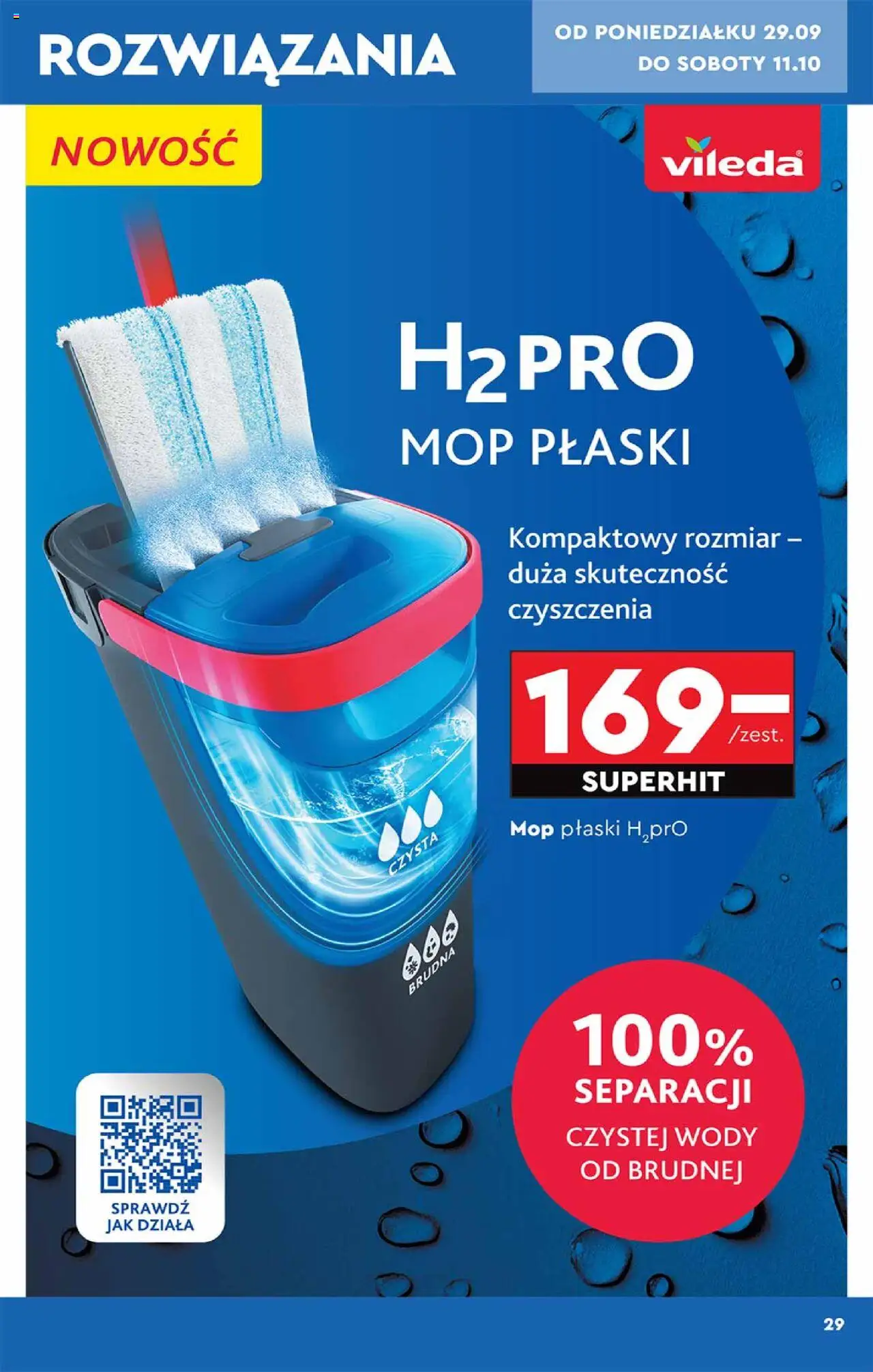 Biedronka gazetka - Hity i inspiracje od 29.09.2025 | Strona: 29 | Produkty: Vileda
