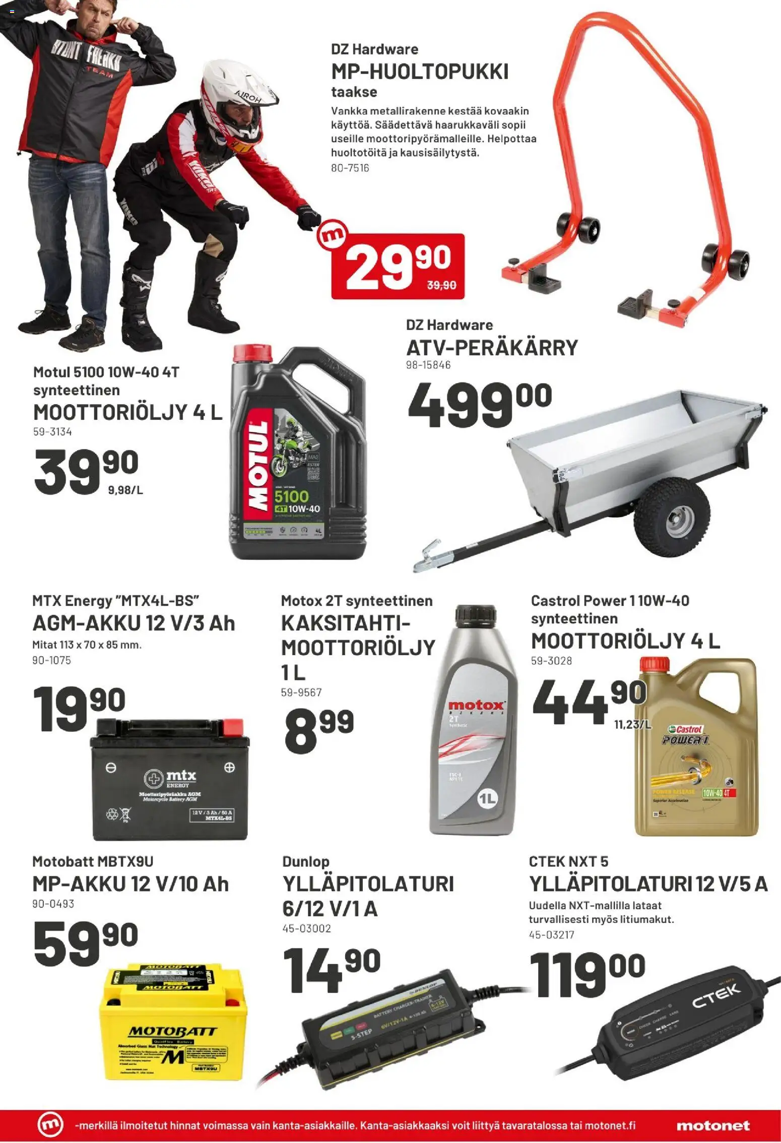 Motonet tarjoukset – voimassa 25.02.2026 alkaen | Sivu: 15 | Tuotteet: Moottoriöljy