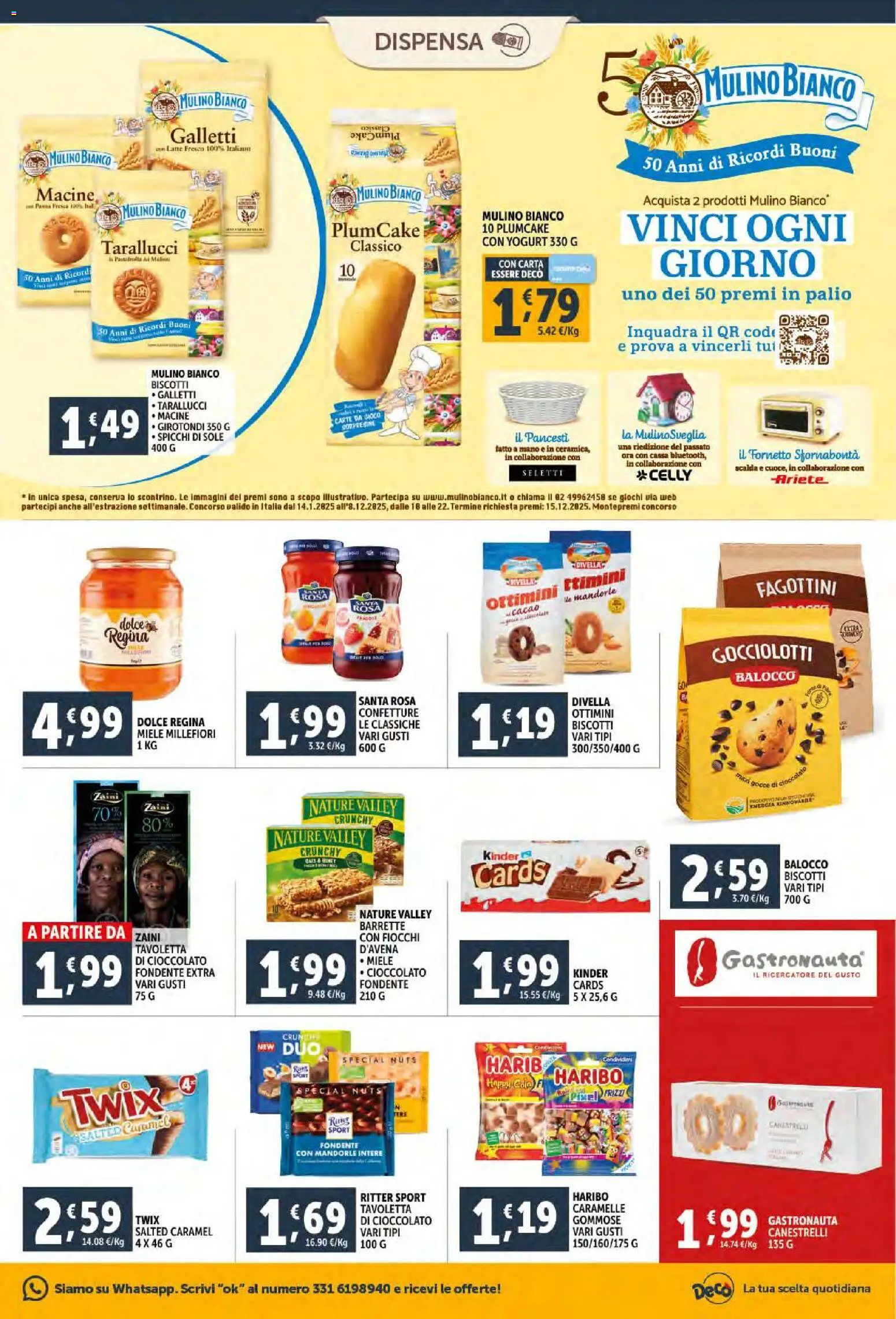 Volantino Decò del 06.12.2025 | Pagina: 19 | Prodotti: Caramelle, Fiocchi, Plumcake, Canestrelli