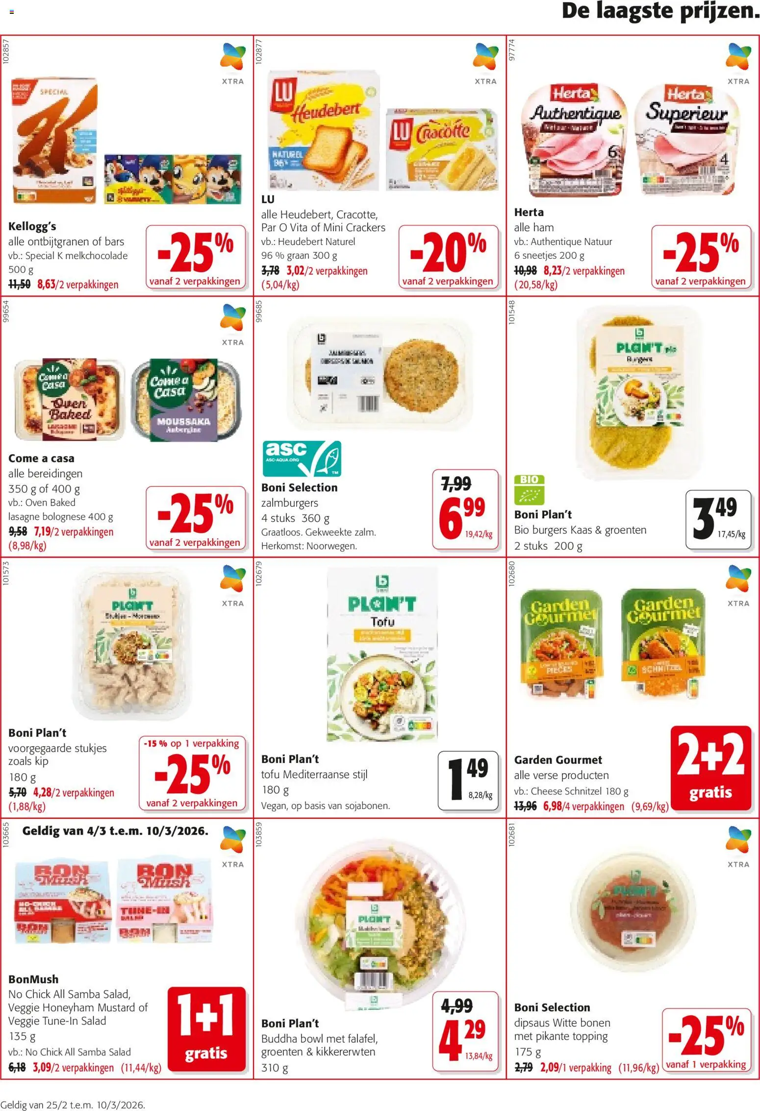 {H1} | Pagina: 8 | Producten: Ham, Schnitzel, Kikkererwten, Groenten