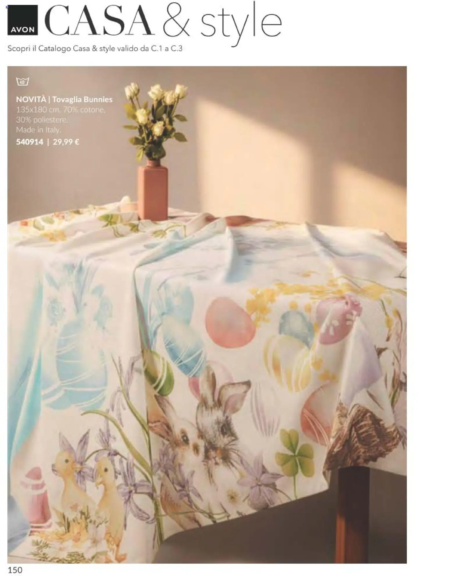 Volantino Avon del 01.03.2026 | Pagina: 150 | Prodotti: Tovaglia