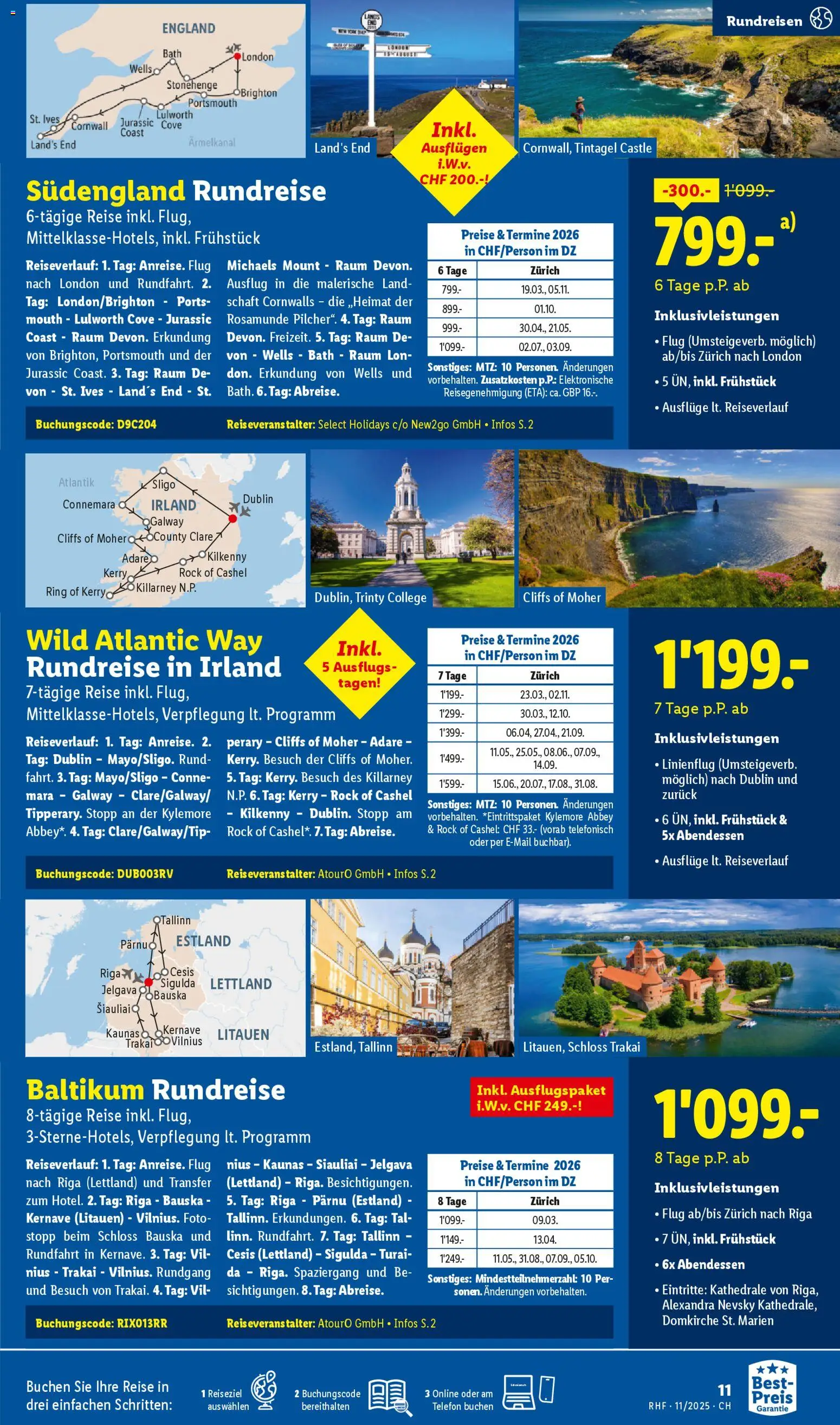 Lidl Aktionen Reisen November – gültig ab 29.10.2025 | Seite: 11 | Produkte: Rock, Telefon