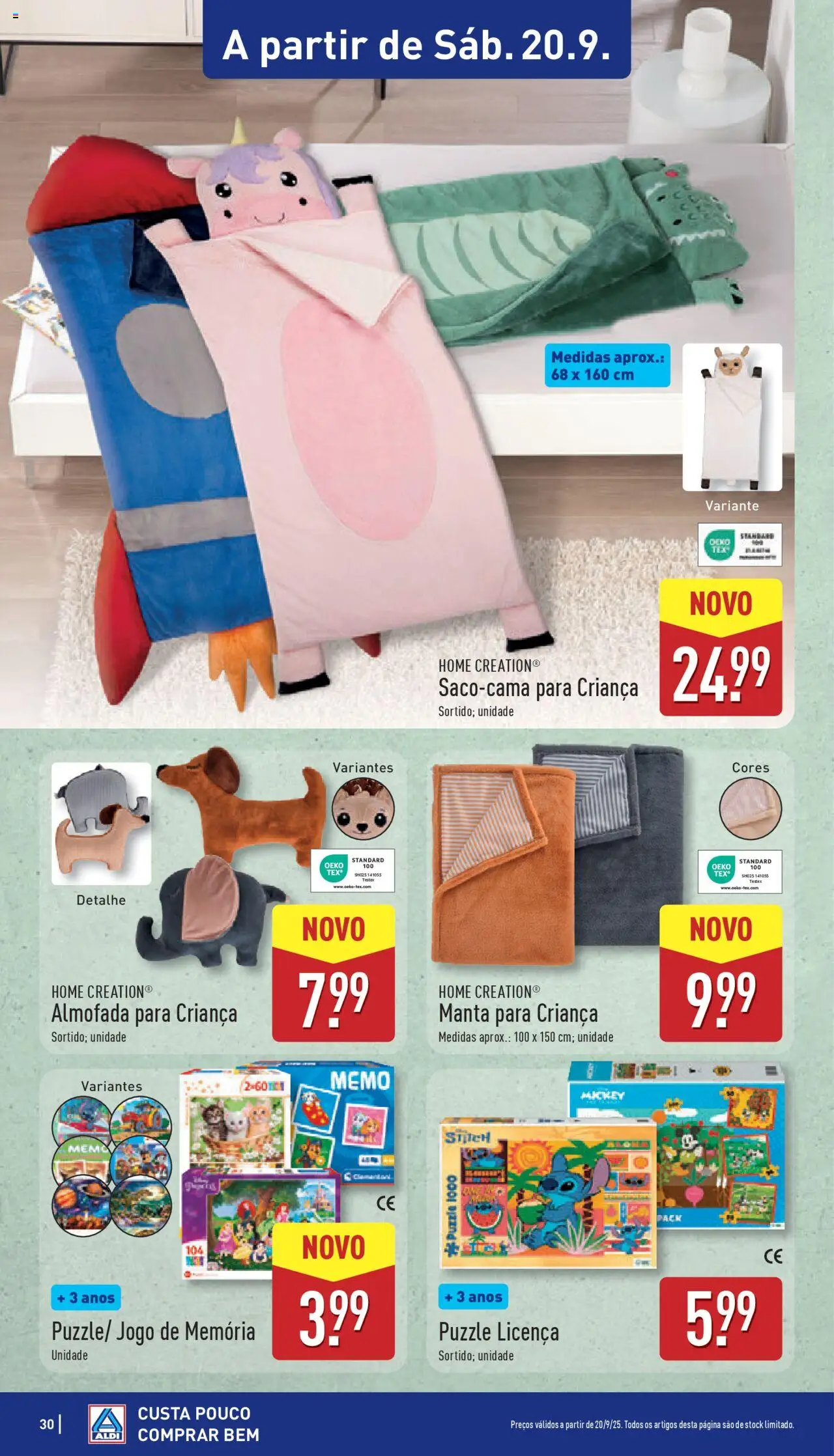 Aldi folheto │ válido de 15.09.2025 | Página: 30 | Produtos: Almofada