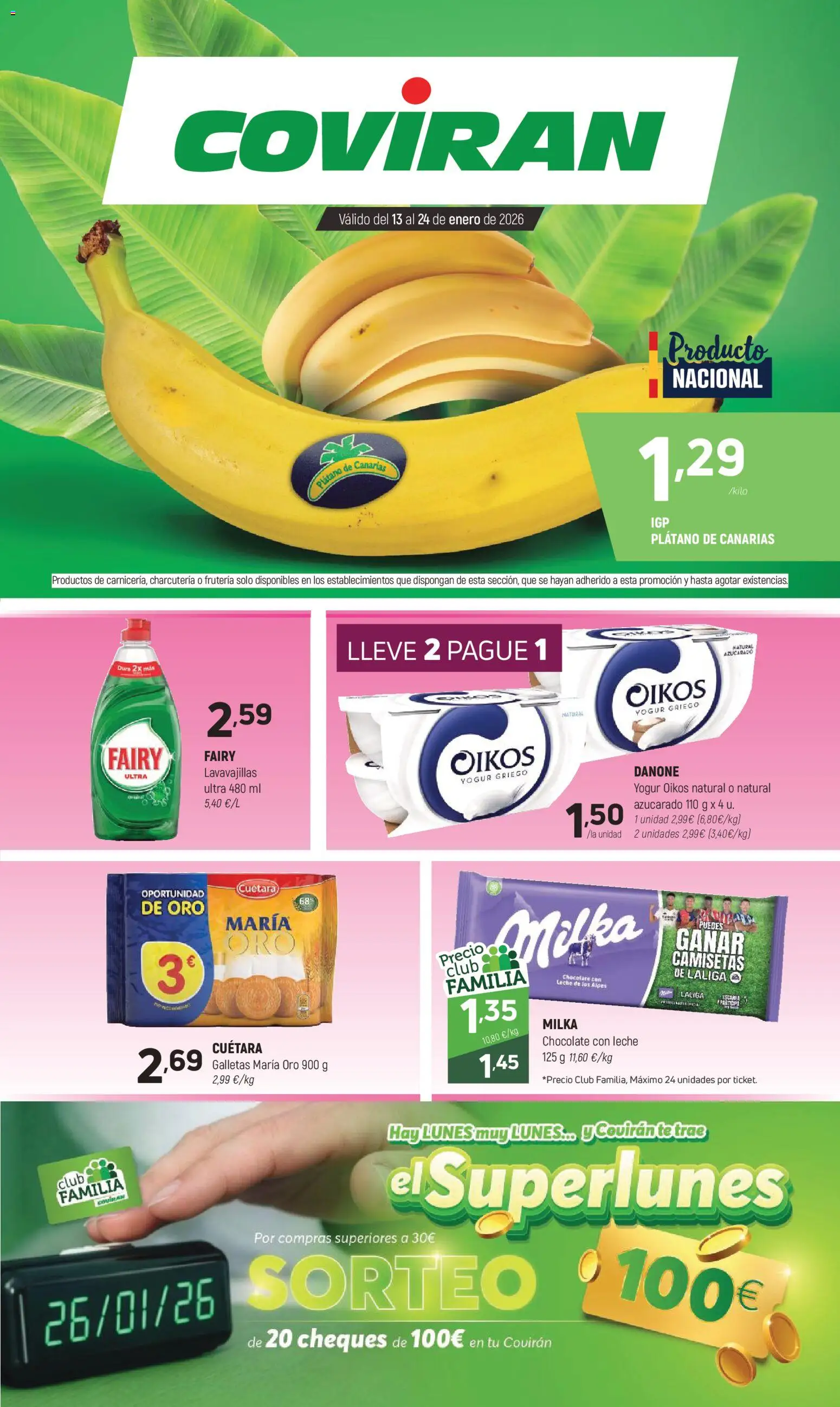 Coviran - La Rioja │ válido desde el 13.01.2026 | Página: 1 | Productos: Yogur, Chocolate, Galletas, Chocolate con leche