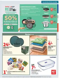 Auchan - Prévisualisation de Auchan prospectus valide à partir de 08.04.2026 | Page: 53 | Produits: Autocuiseur, Chaise, Tefal, Galette de chaise