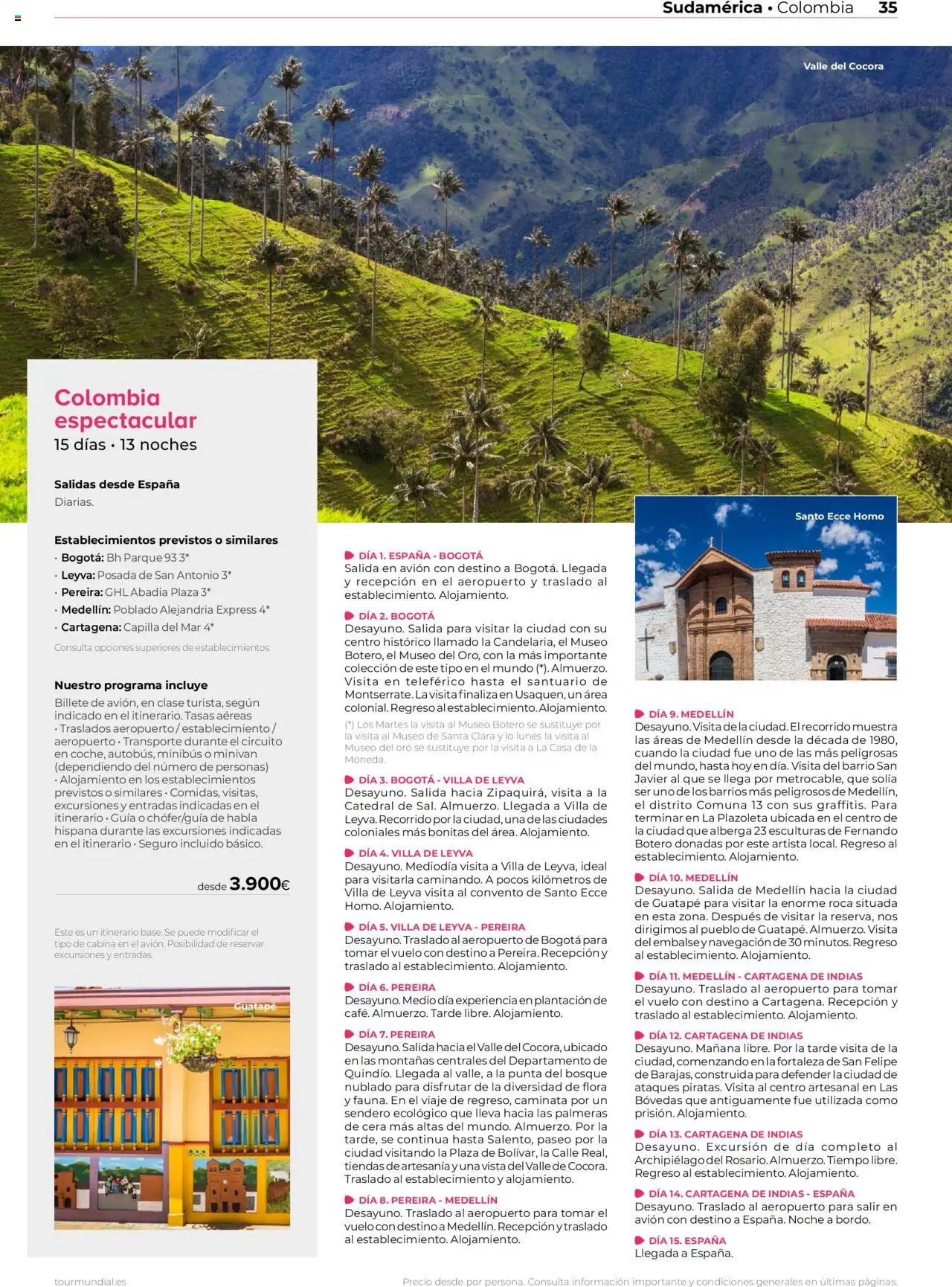 Viajes El Corte Inglés Centroamérica y Sudamérica │ válido desde el 01.01.2025 | Página: 35 | Productos: Palmeras, Navegación