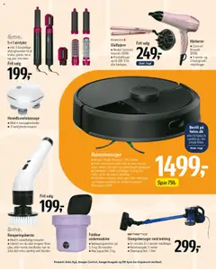 Føtex tilbudsavis – gyldig fra 12.09.2025 | Side: 47 | Produkter: Robotstøvsuger, Børste, Vaskemaskine, Hårtørrer