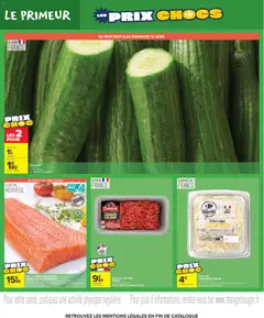 Carrefour Market - Prévisualisation de Carrefour Market les prix chocs valide à partir de 08.04.2026 | Page: 4 | Produits: Concombre, Filet de saumon, Laque, Moutarde