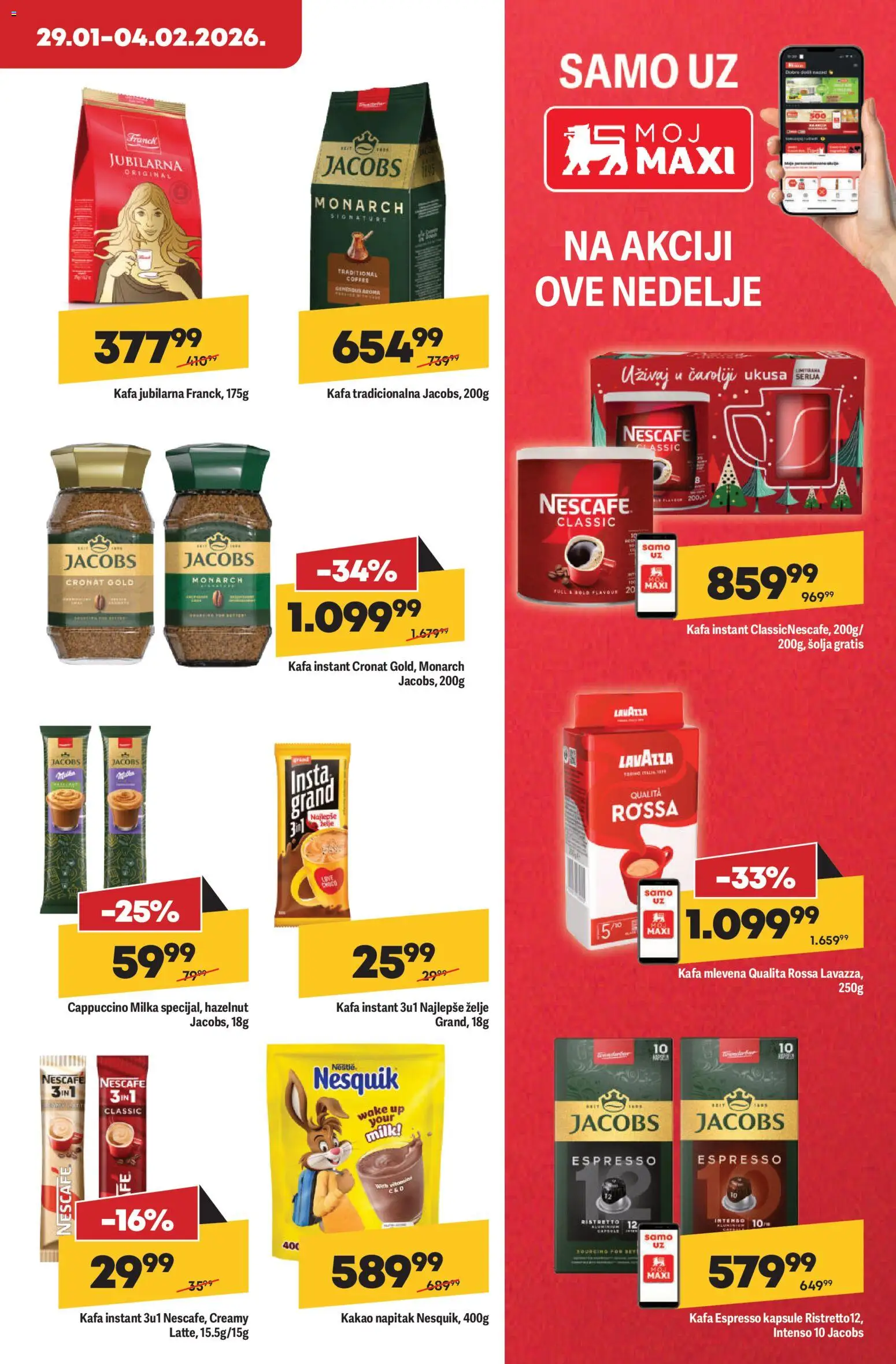 Maxi katalog - važi od 29.01.2026 | Strana: 17 | Proizvode: Milka, Kapsule, Šolja, Nesquik