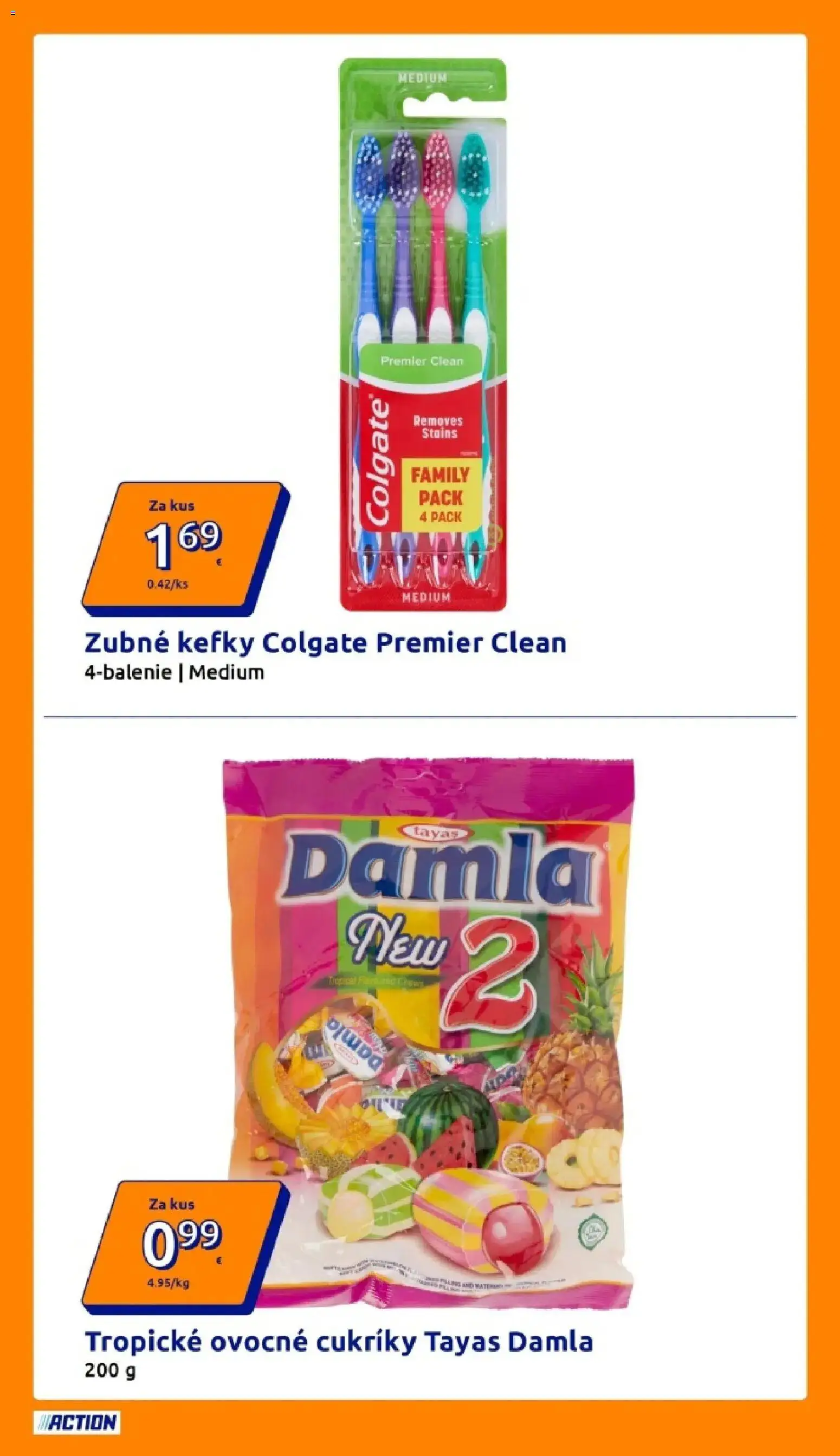 Nové Action akcie – leták je platný od 18.03.2026 | Strana: 17 | Produkty: Cukríky
