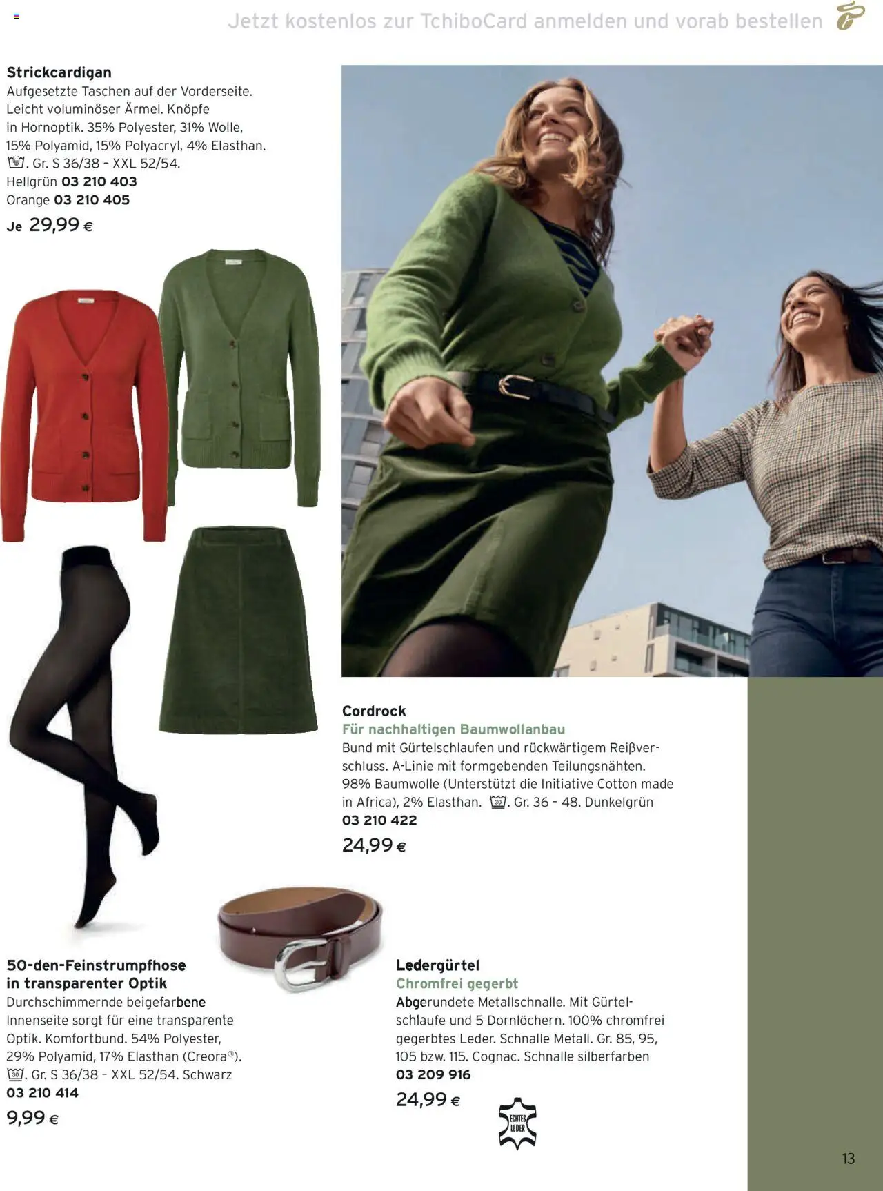 Tchibo Eduscho Katalog Herbst 2025 gültig ab 12.09.2024 | Seite: 13 | Produkte: Gürtel