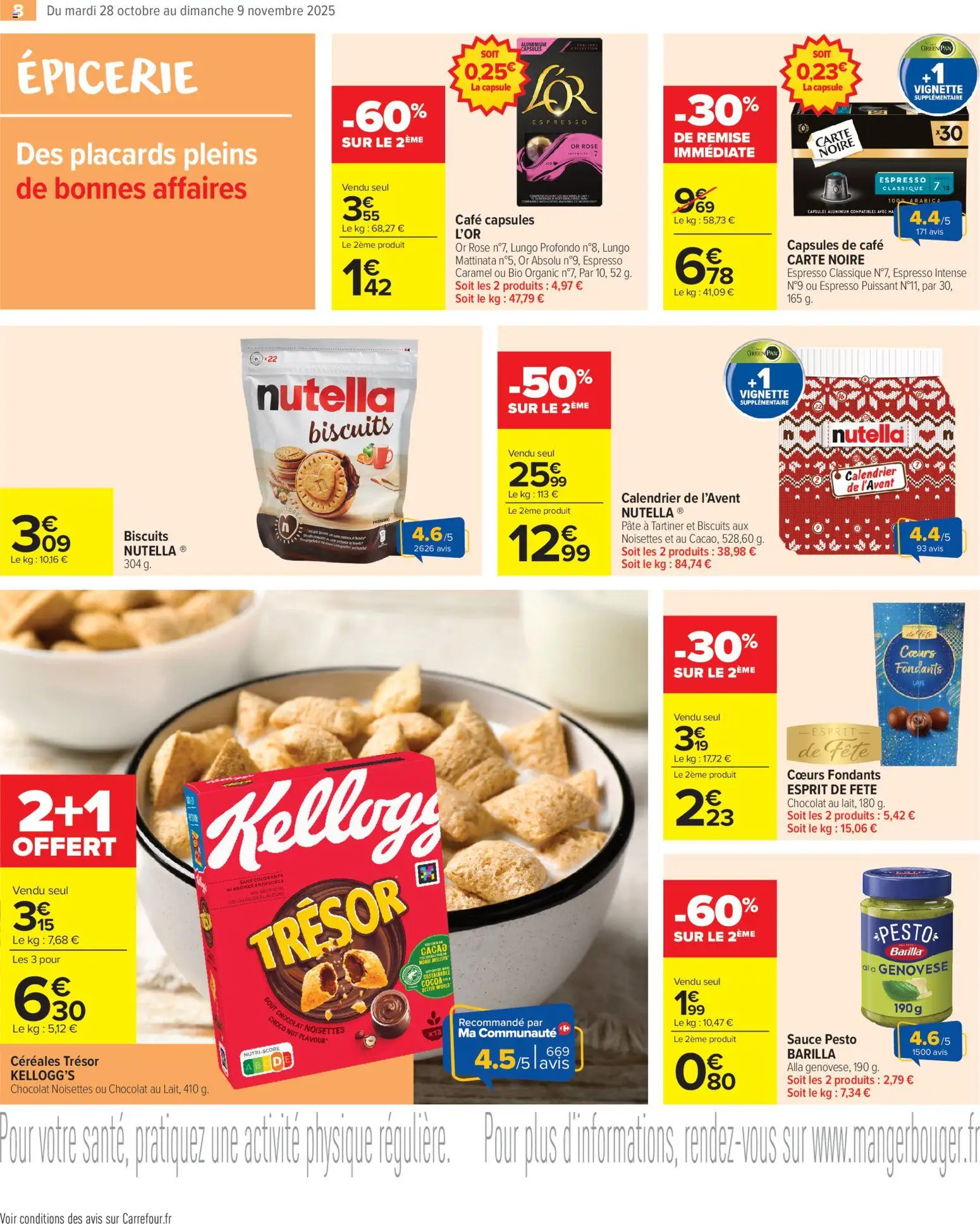 {H1} | Page: 10 | Produits: Calendrier, Noisettes, Pâte à tartiner, Chocolat