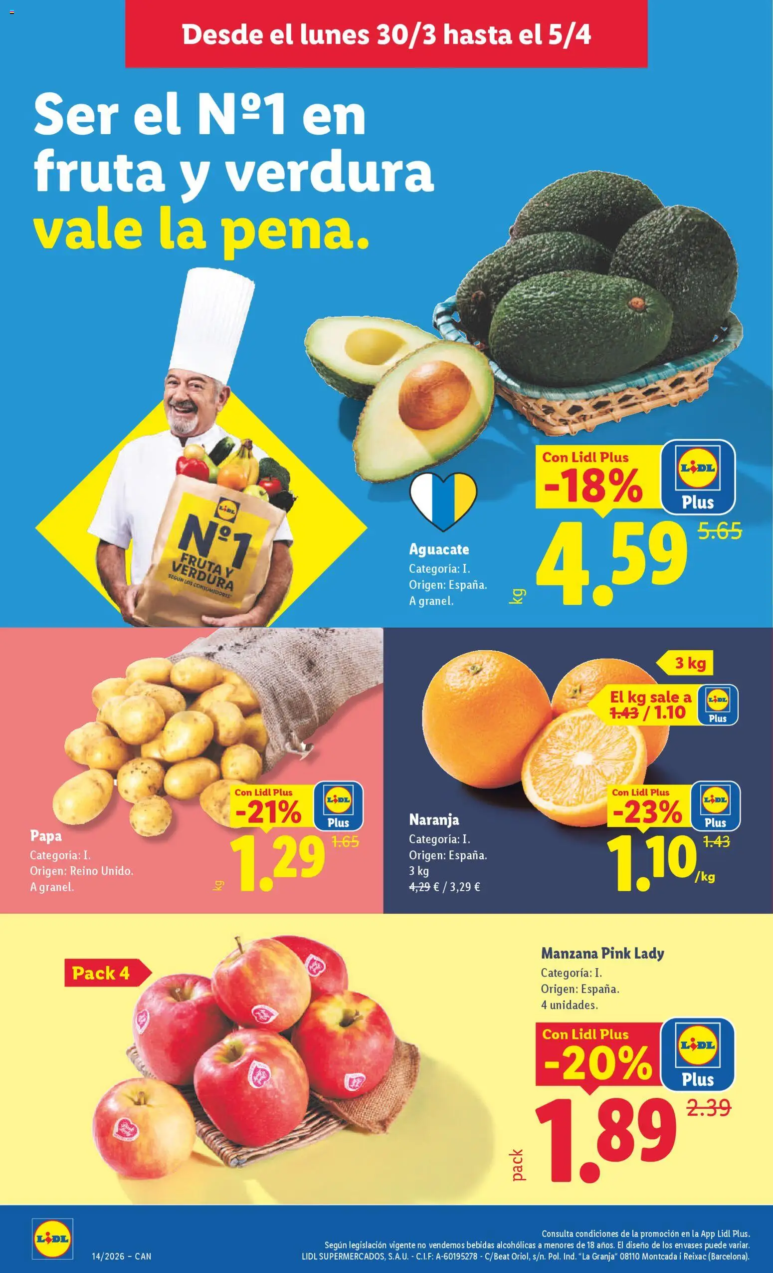 Lidl folleto │ válido desde el 30.03.2026 | Página: 2 | Productos: Manzana, Apple