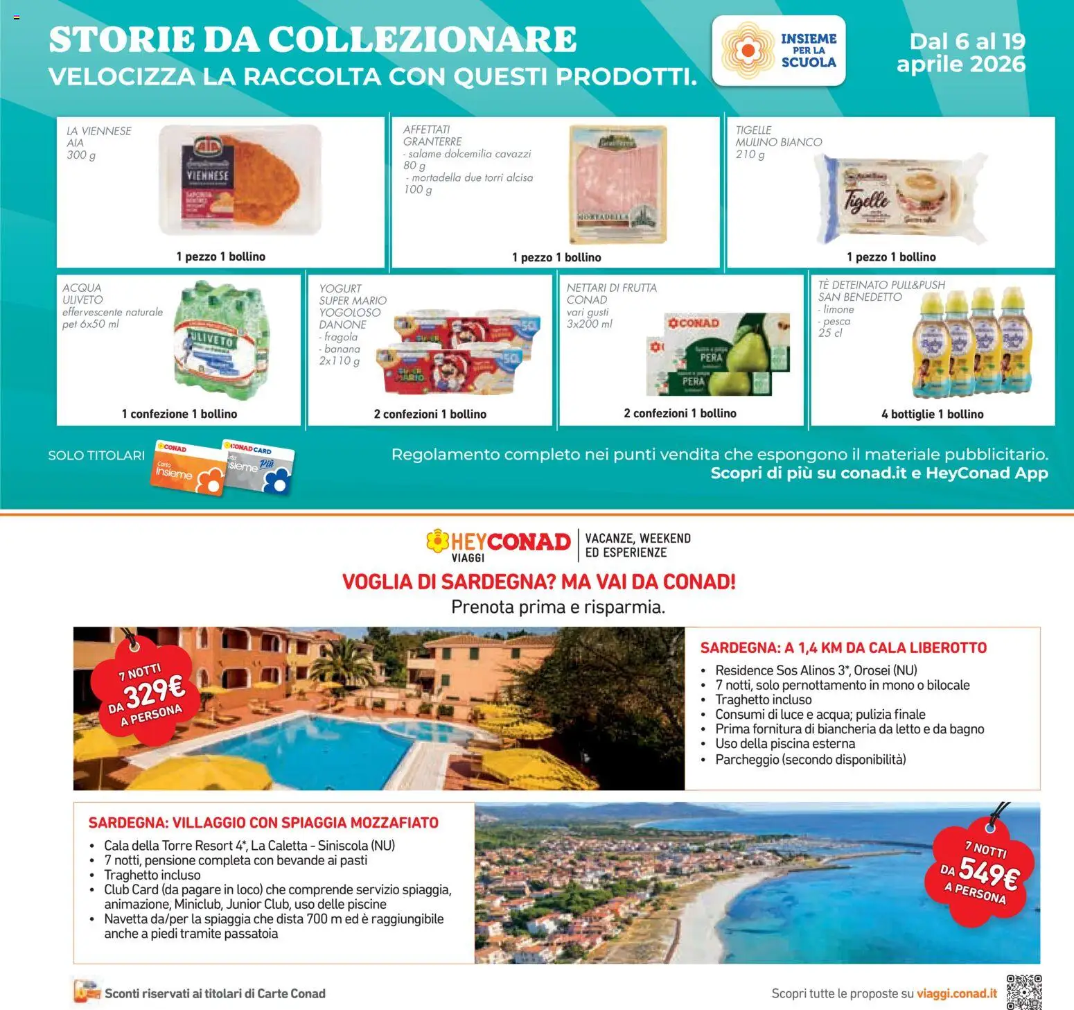 Volantino Conad del 08.04.2026 | Pagina: 40 | Prodotti: Piscina, Pera, Letto, Bagno