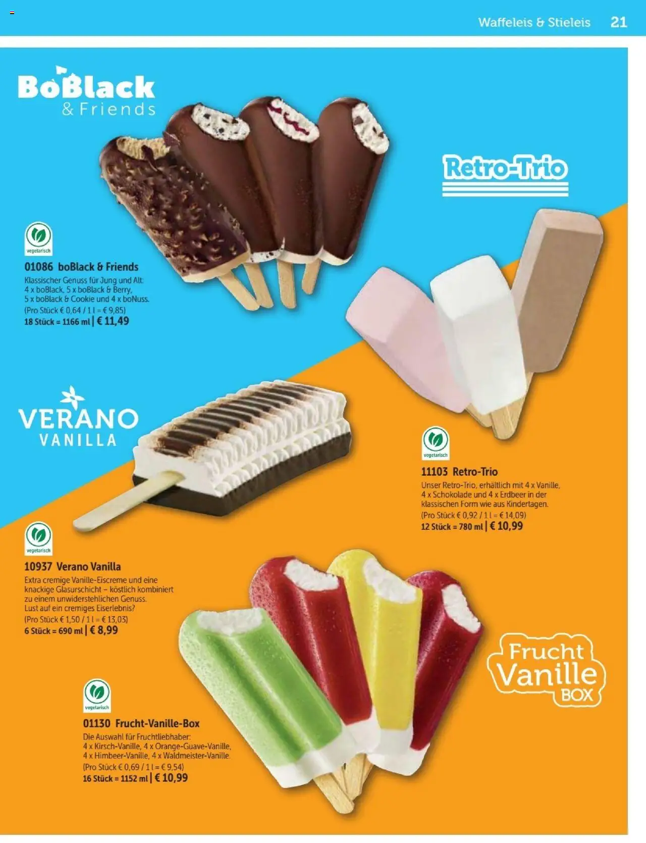 Bofrost Katalog – gültig ab 07.09.2025 | Seite: 21 | Produkte: Schokolade