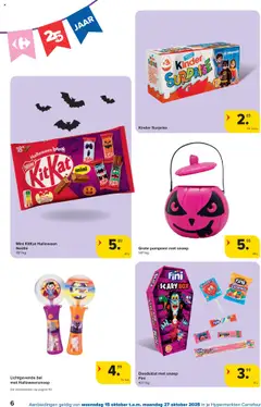 Carrefour - Hypermarkten Promoties  - Voorbeeld van een folder van Carrefour, geldig van 15.10.2025 | Pagina: 6 | Producten: Gin, Kinder, Jbl fejhallgató, Pompoen