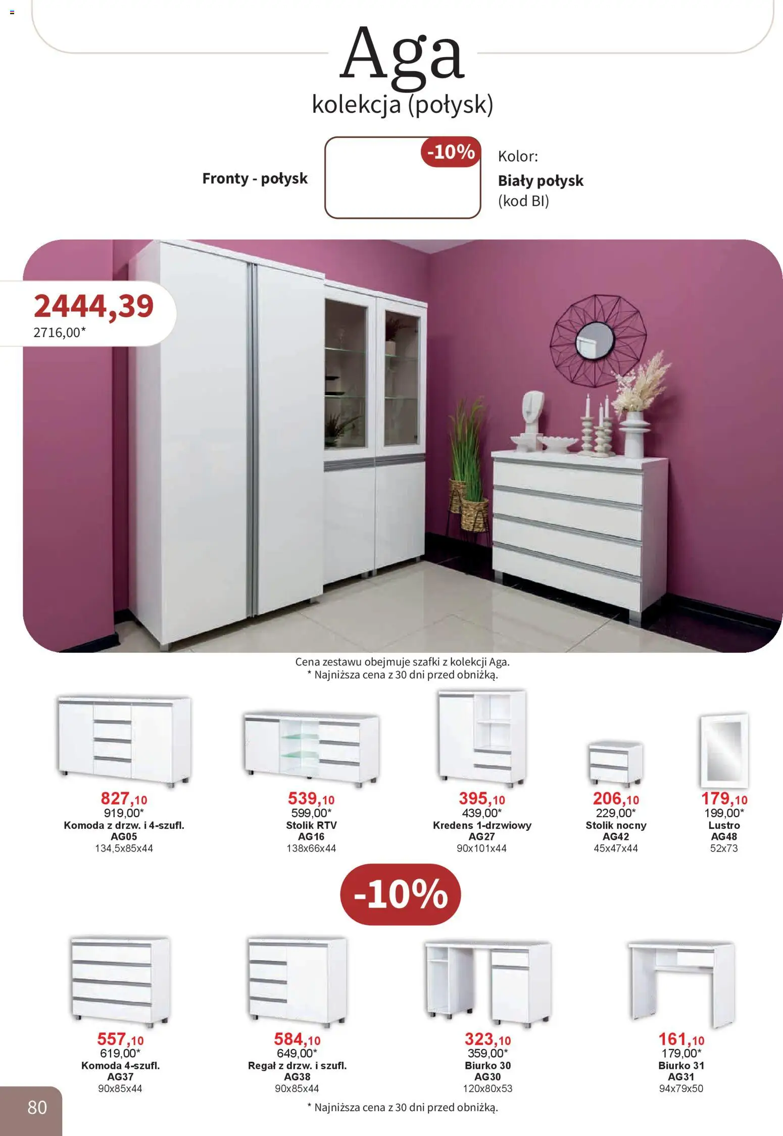 Bodzio Katalog od 01.01.2026 | Strona: 80 | Produkty: Komoda, Stolik nocny, Kredens, Lustro