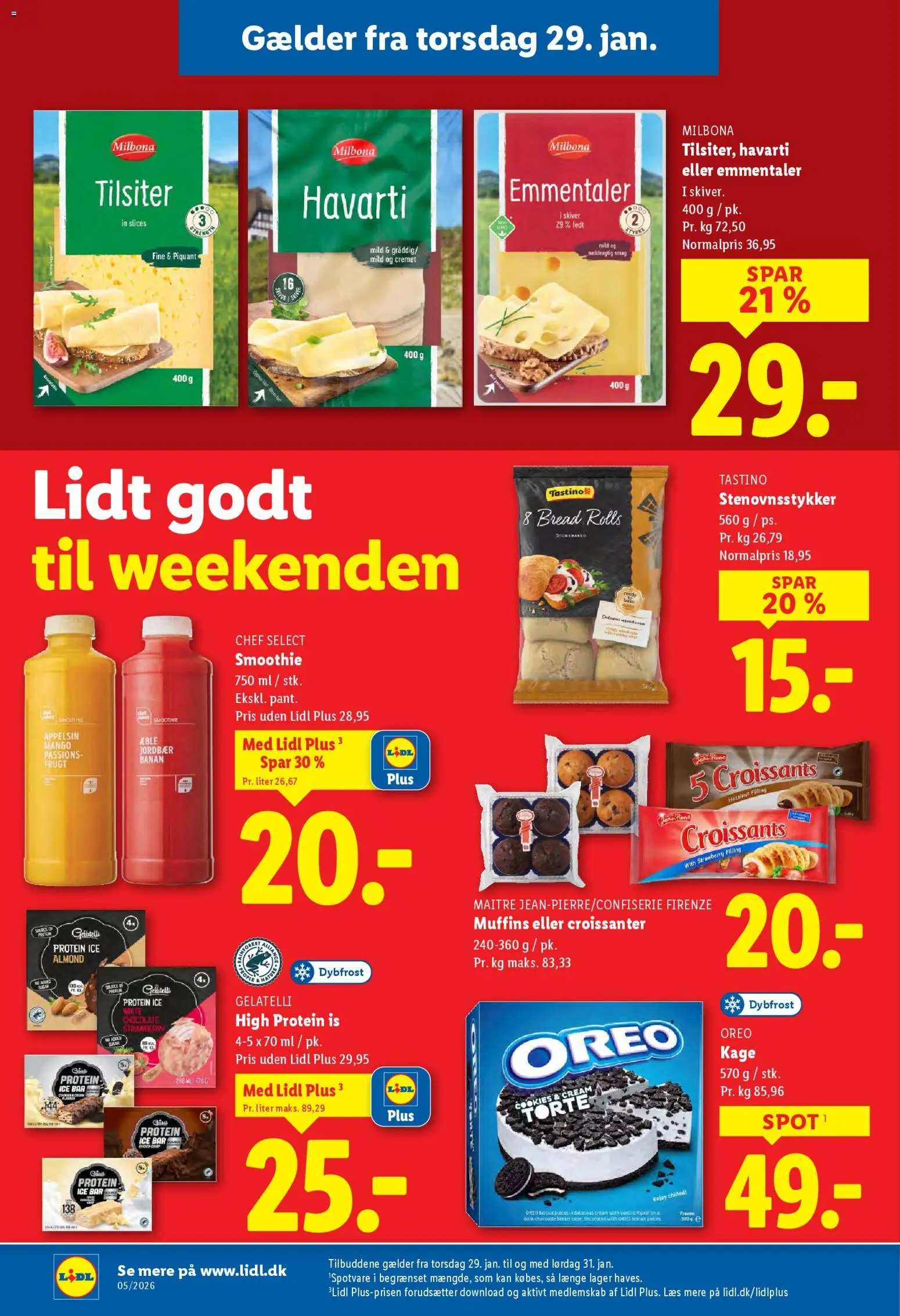 Lidl tilbudsavis – gyldig fra 25.01.2026 | Side: 35 | Produkter: Mango, Croissanter, Is, Smoothie