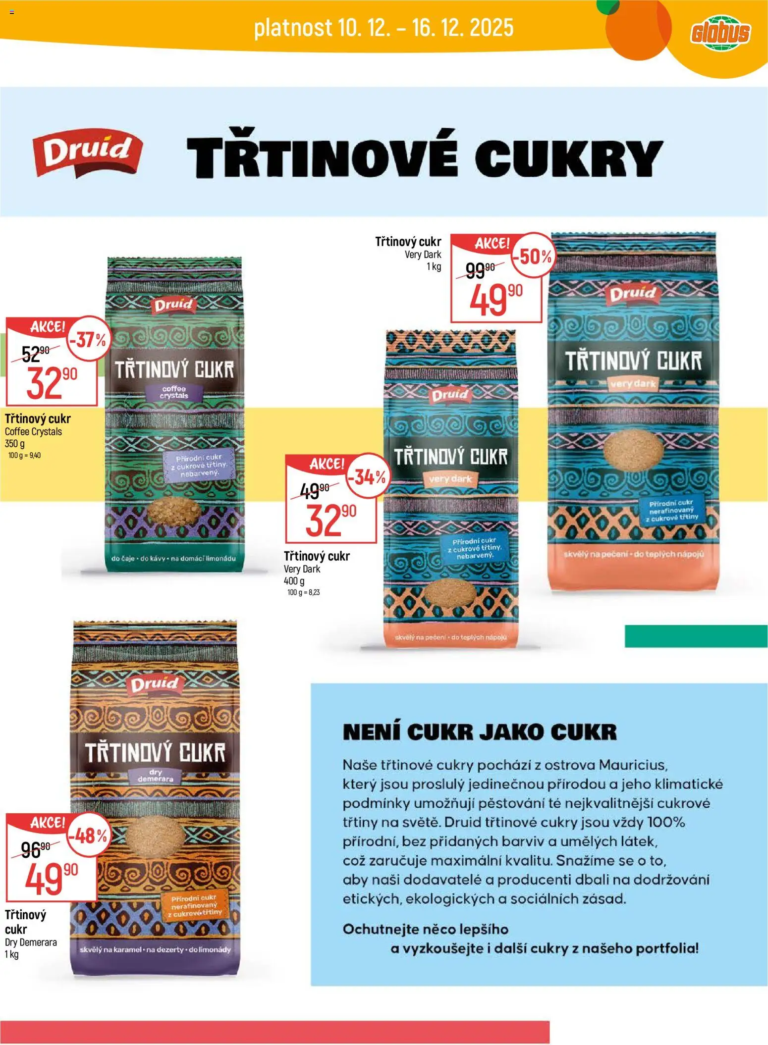 Globus leták - Praha-Štěrboholy od 10.12.2025 | Strana: 28 | Produkty: Globus, Dezerty, Čaje, Cukr