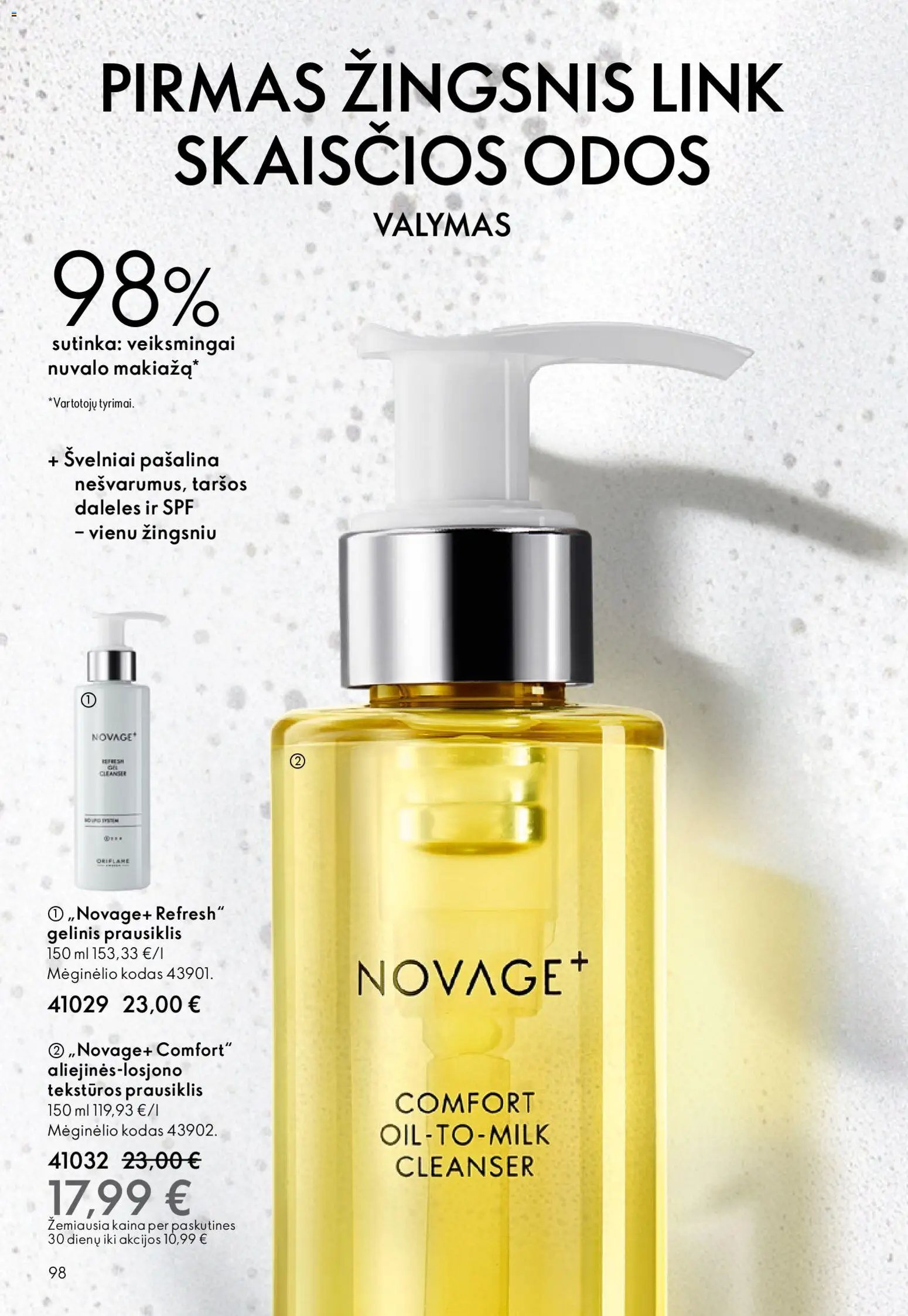 Oriflame akcijos nuo 10.12.2025 | Puslapis: 98 | Prekių: Prausiklis