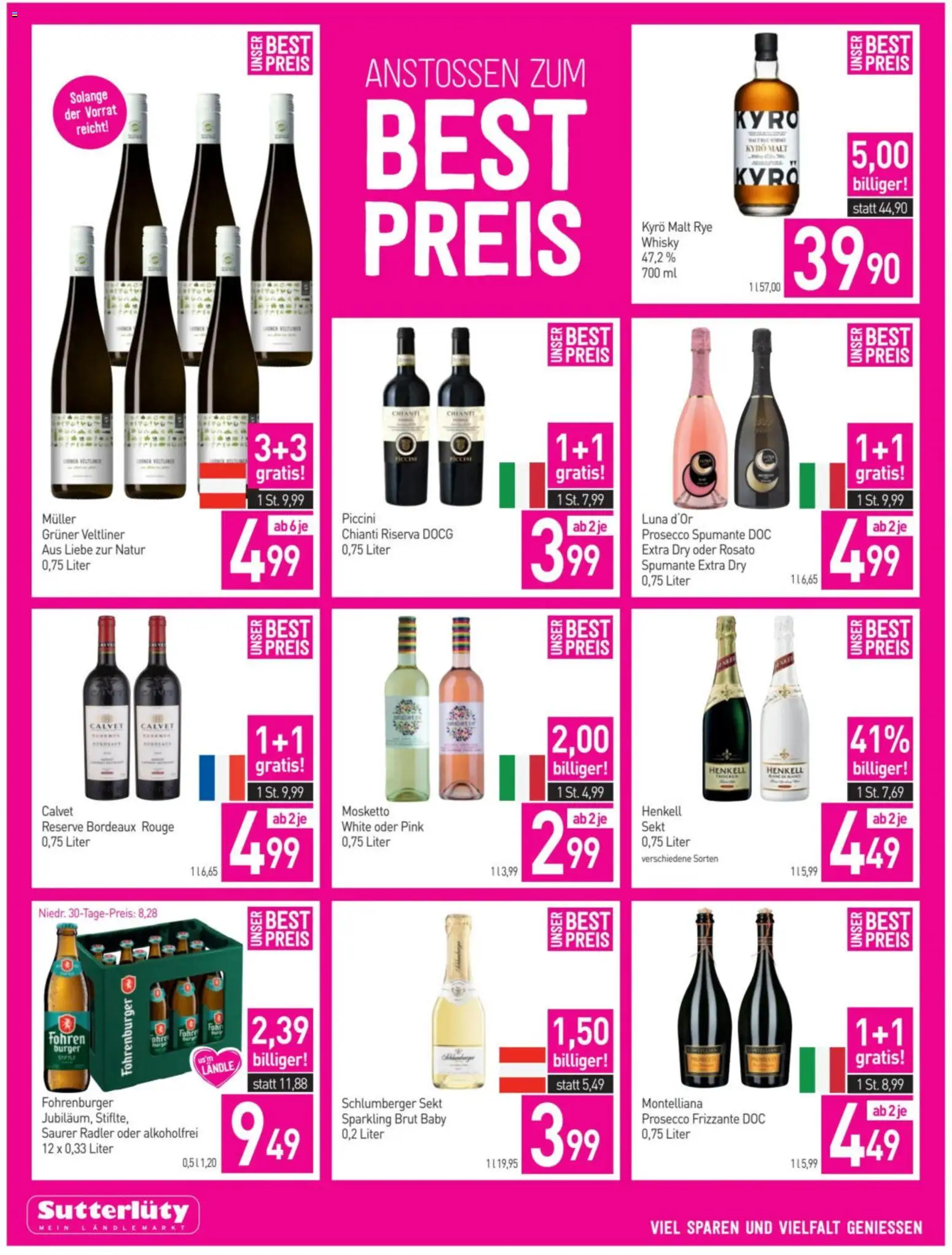 Sutterlüty Flugblatt gültig ab 30.10.2025 | Seite: 16 | Produkte: Rouge