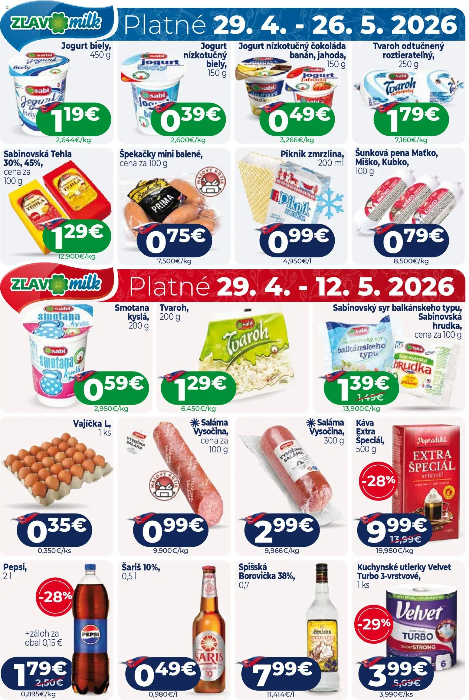 Milk Agro leták od 29.04.2026 » Pozrite si limitované zľavy a ušetrite ešte dnes! | Slovensko