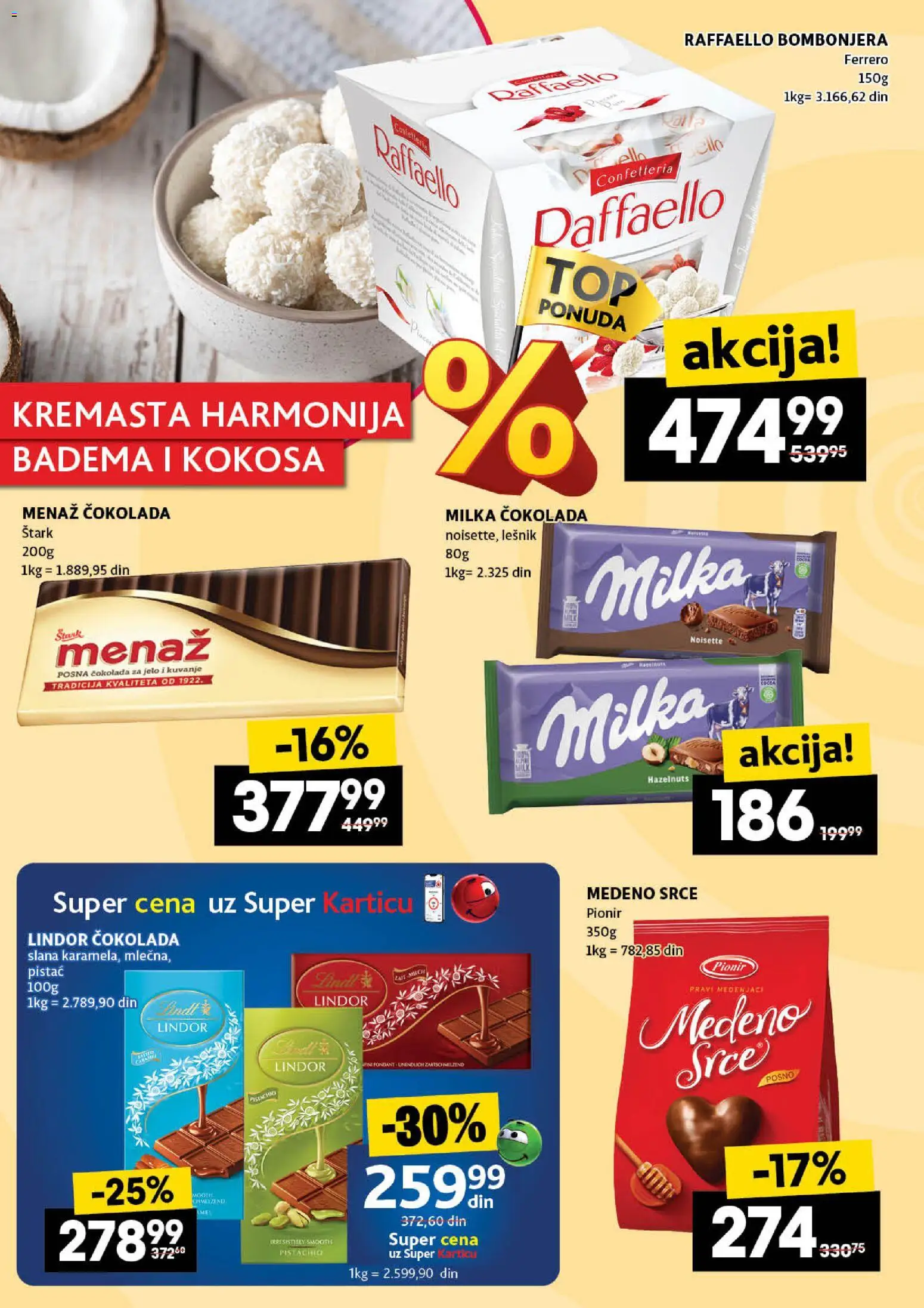 Idea katalog - važi od 06.11.2025 | Strana: 22 | Proizvode: Milka, Bombonjera, Lindt, Čokolada