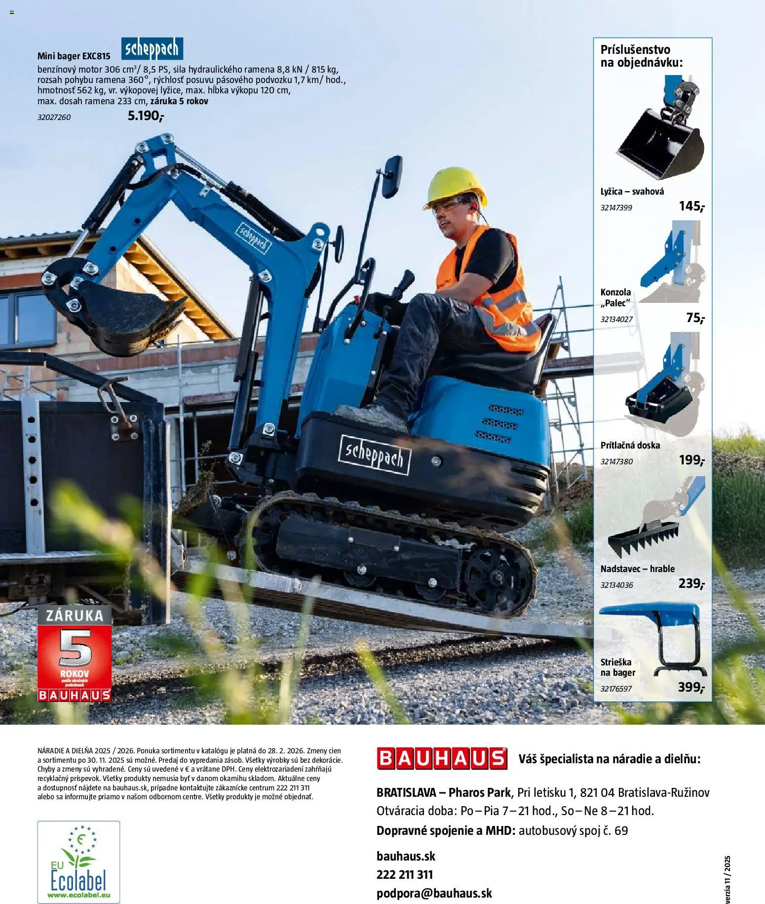 Nové Bauhaus akcie – leták je platný od 26.01.2026 | Strana: 164 | Produkty: Náradie