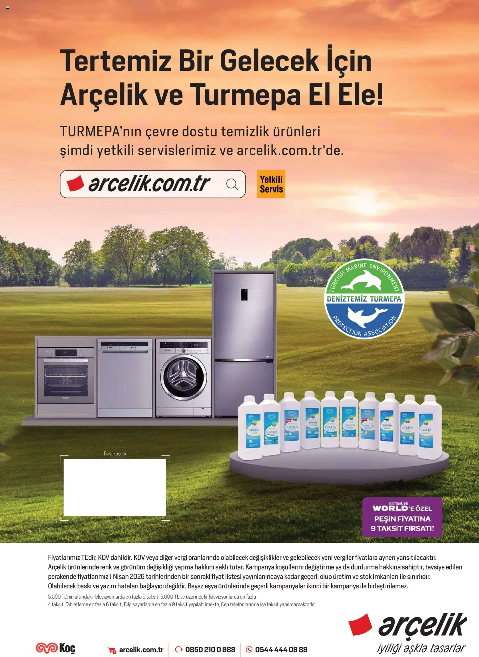 Arçelik Katalog - 01.04.2026 tarihinden itibaren geçerlidir | Sayfa: 115