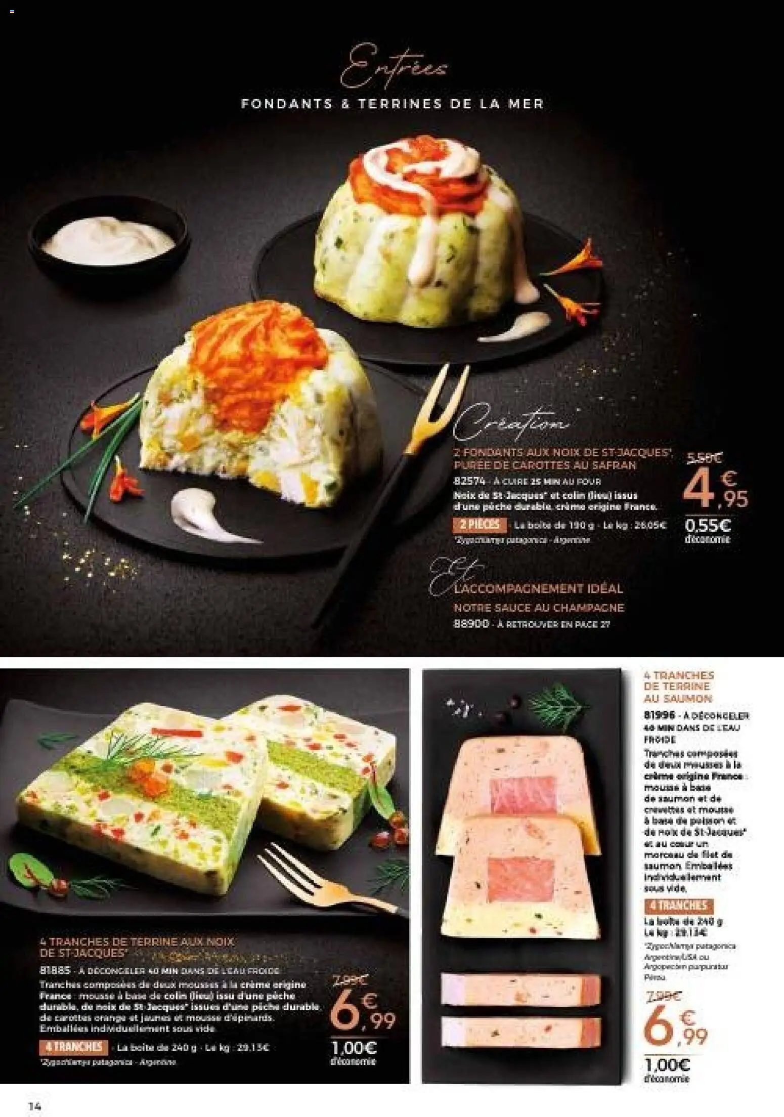 {H1} | Page: 14 | Produits: Pêche, Four, Safran, Saumon