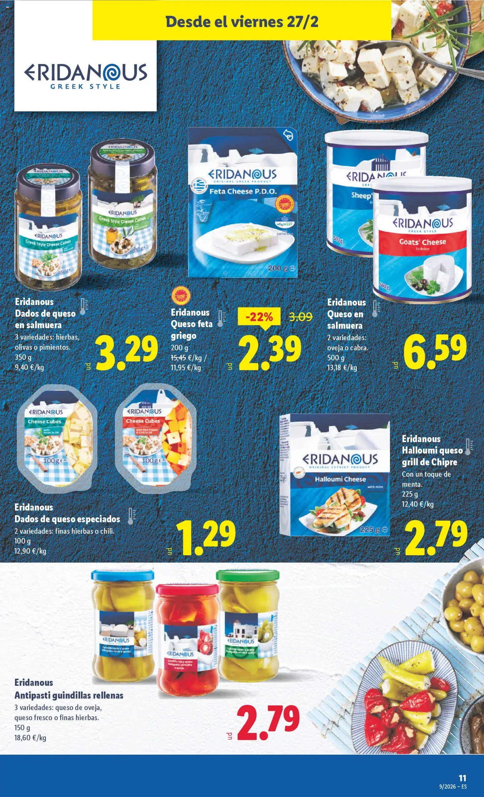 Lidl folleto │ válido desde el 23.02.2026 | Página: 21 | Productos: Queso, Queso fresco