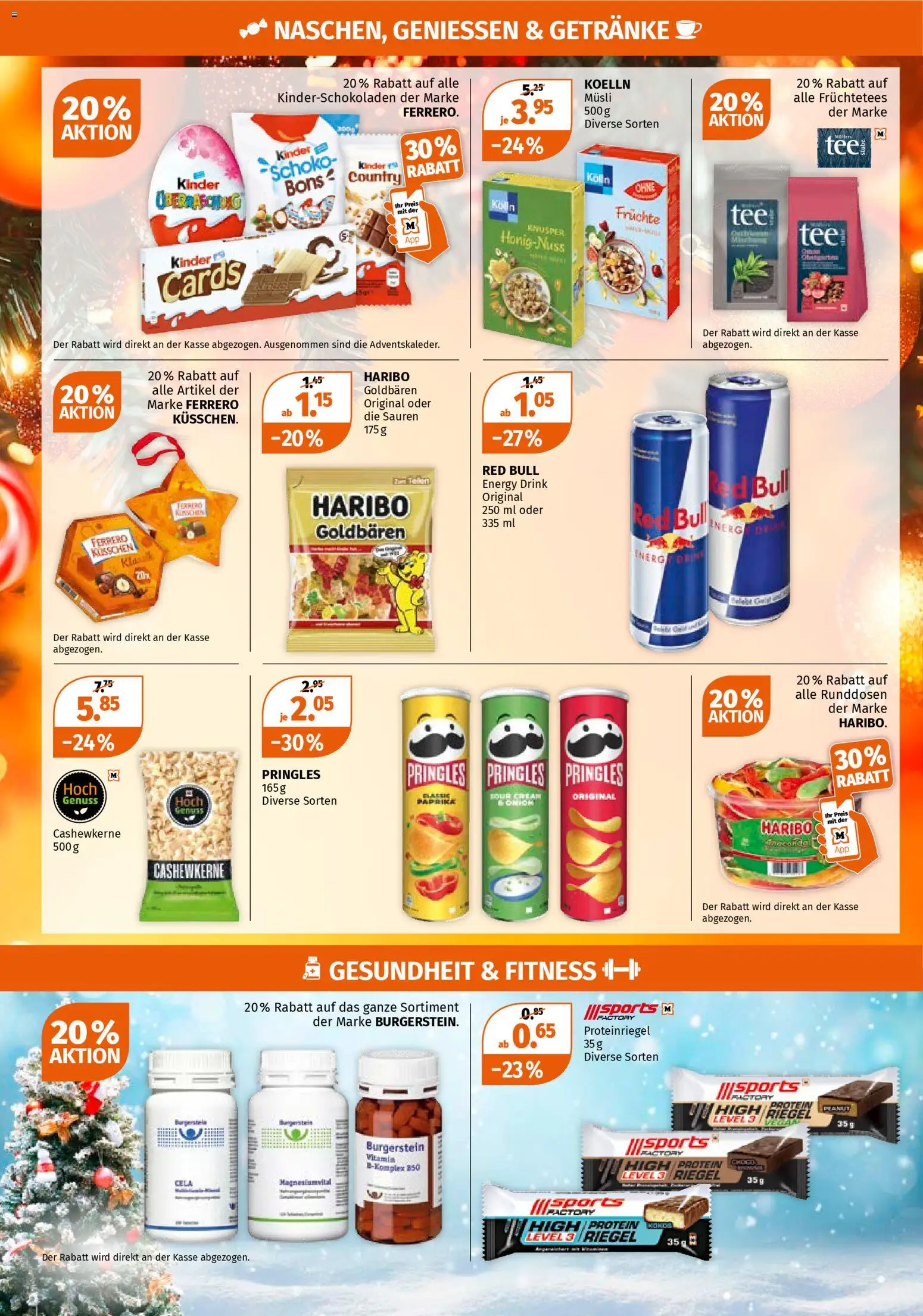 Müller Aktionen – gültig ab 18.12.2025 | Seite: 10 | Produkte: Red bull, Tee, Chips, Früchte